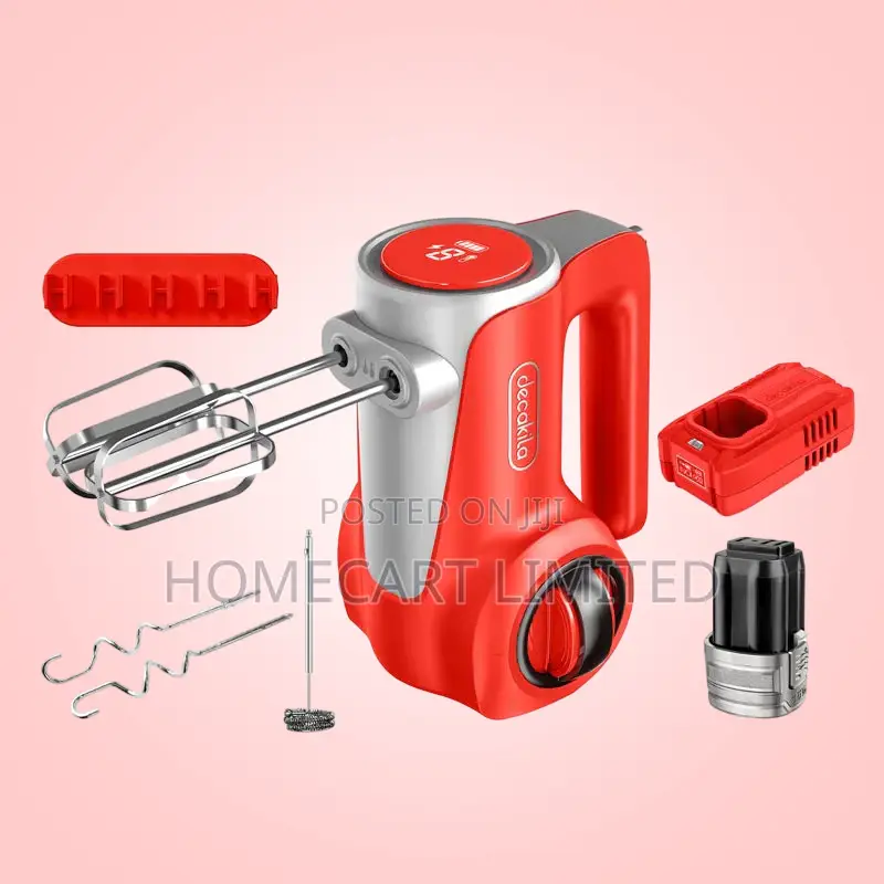 Decakila Cordless Hand Mixer 125w (Rechargeable) - Kemx023r