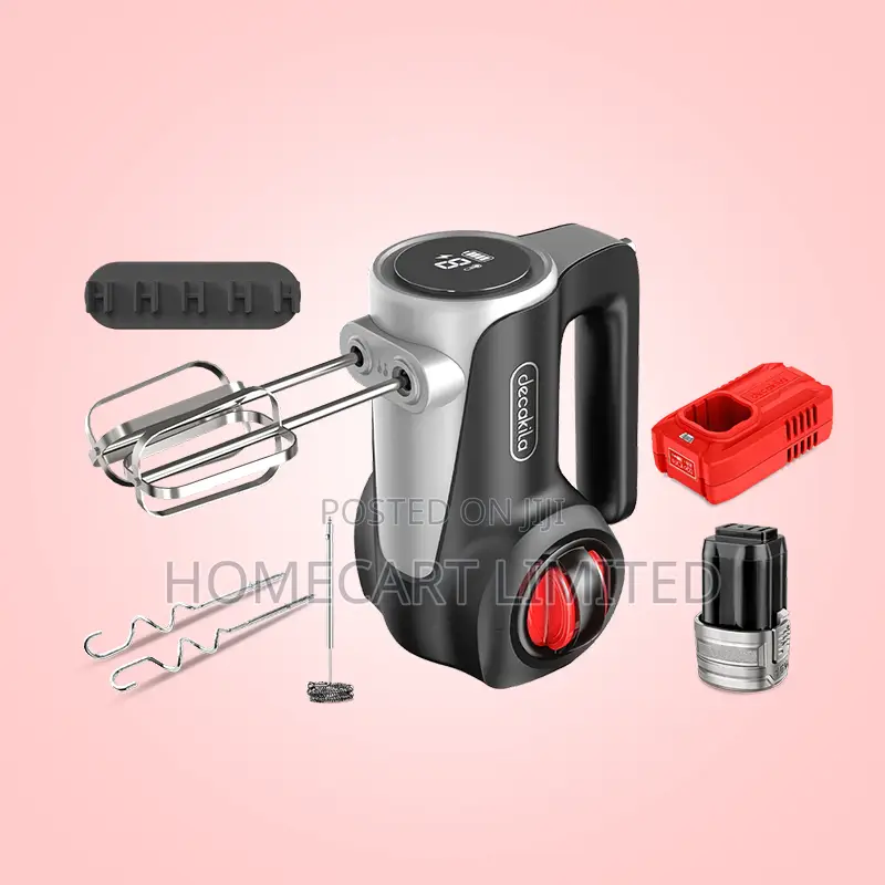 Decakila Cordless Hand Mixer 125w (Rechargeable) - Kemx023b