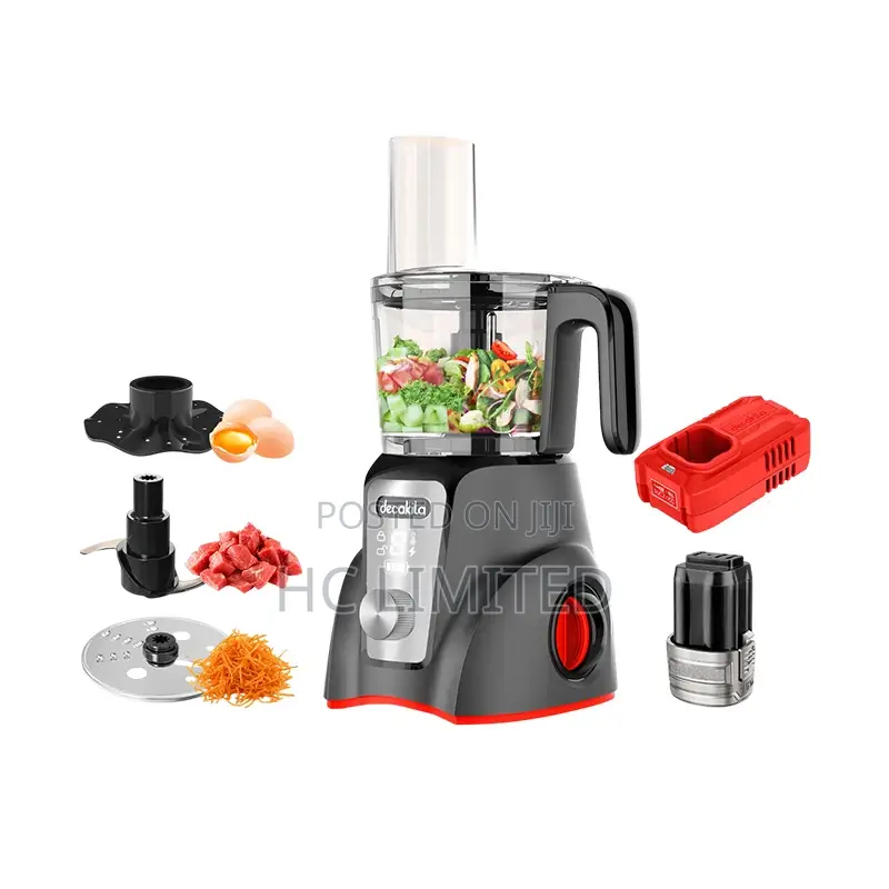 Decakila Cordless Food Processor 1.25l - (Rechargeable) - Kemg027b