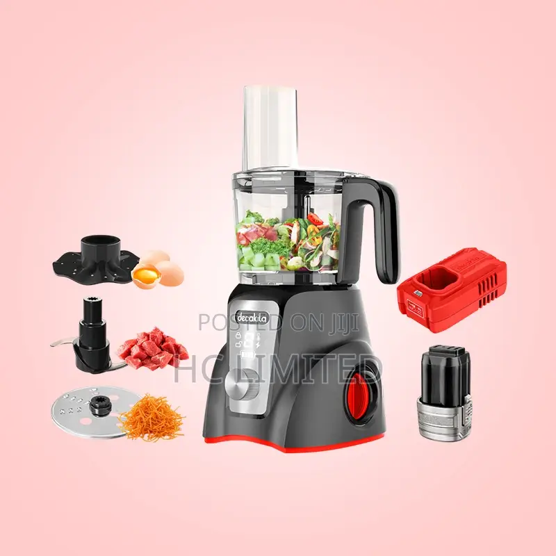 Decakila Cordless Food Processor 1.25l - (Rechargeable) - Kemg027b