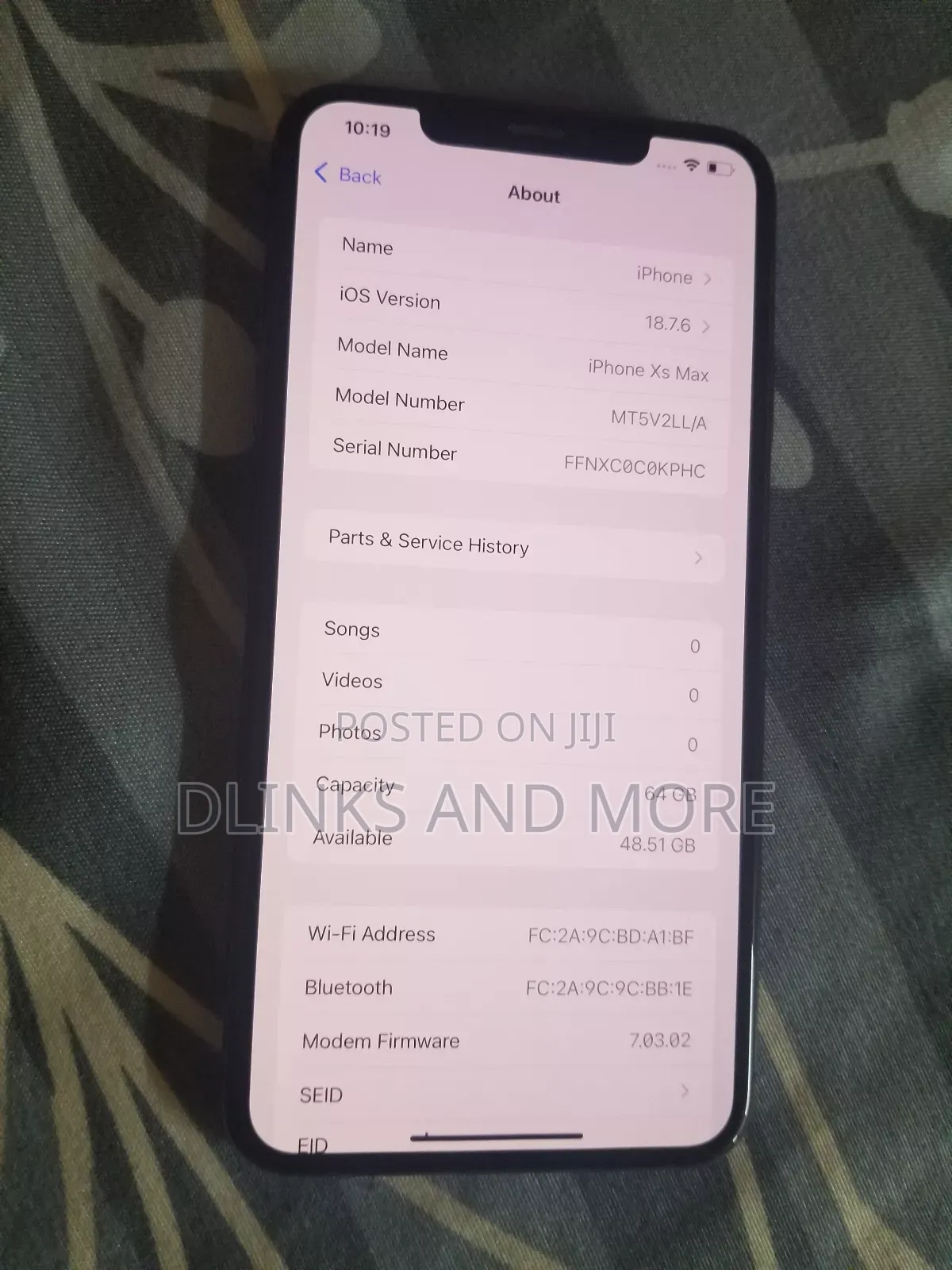 Apple iPhone XS Max 64 GB Black