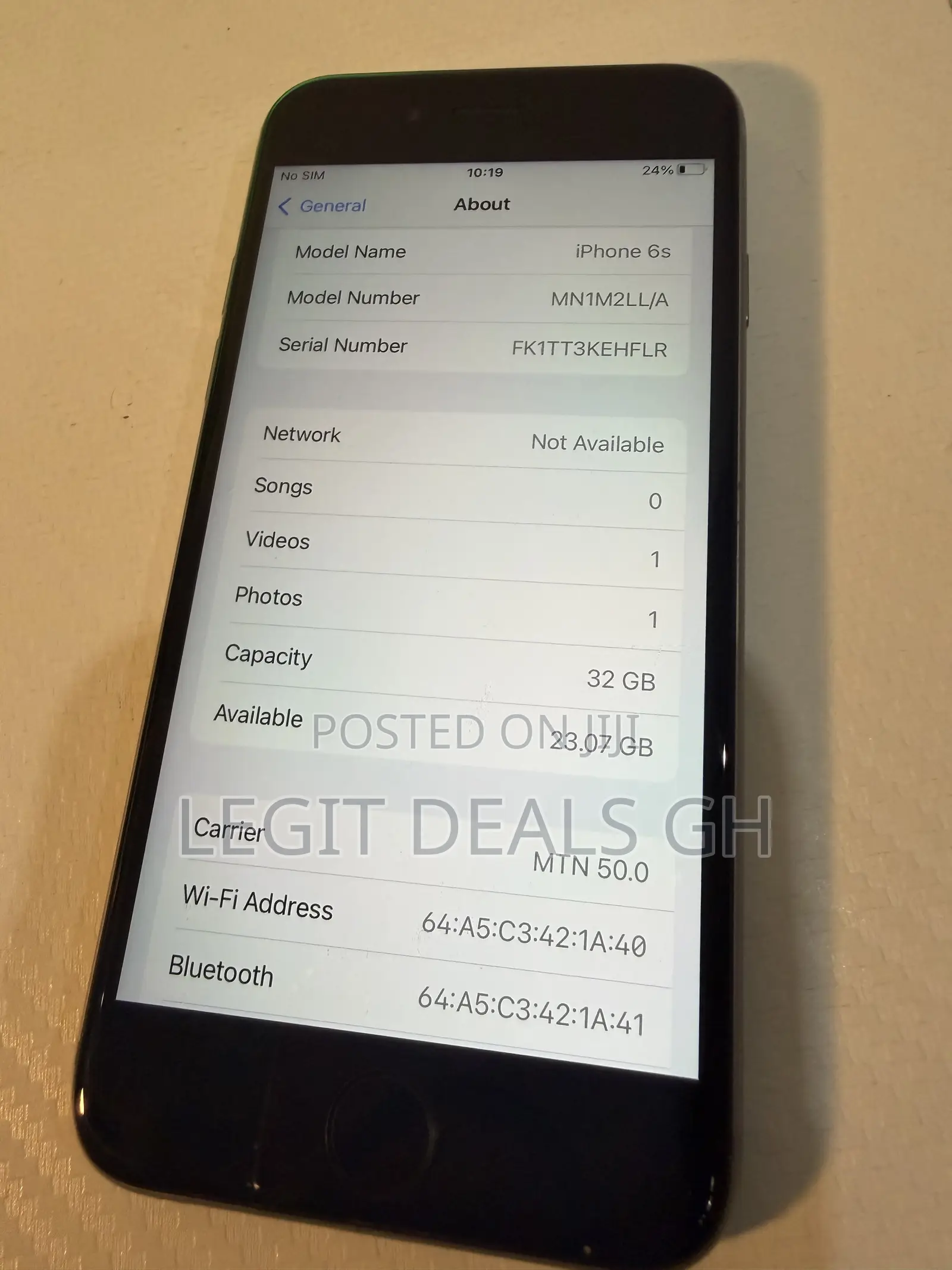 Apple iPhone 6s 32 GB Silver