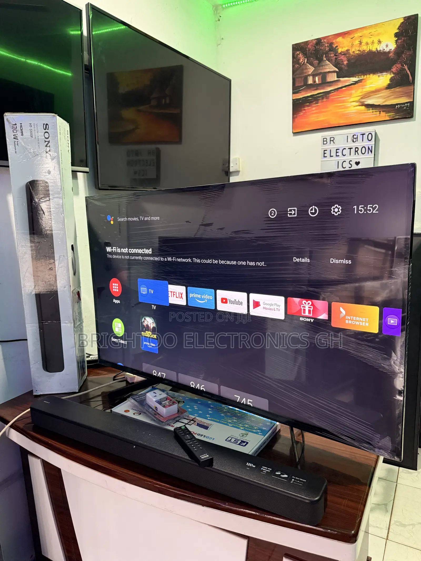 50” Sony Android Uhd Led HDR Smart Machine