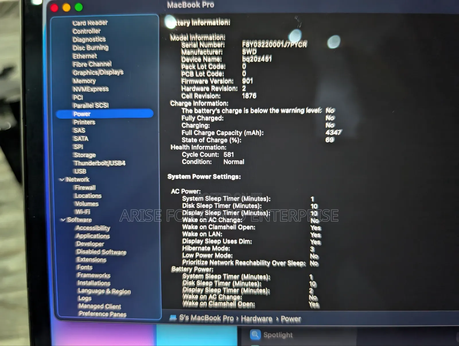 Laptop Apple MacBook Pro 2020 16GB Intel Core i5 SSD 512GB