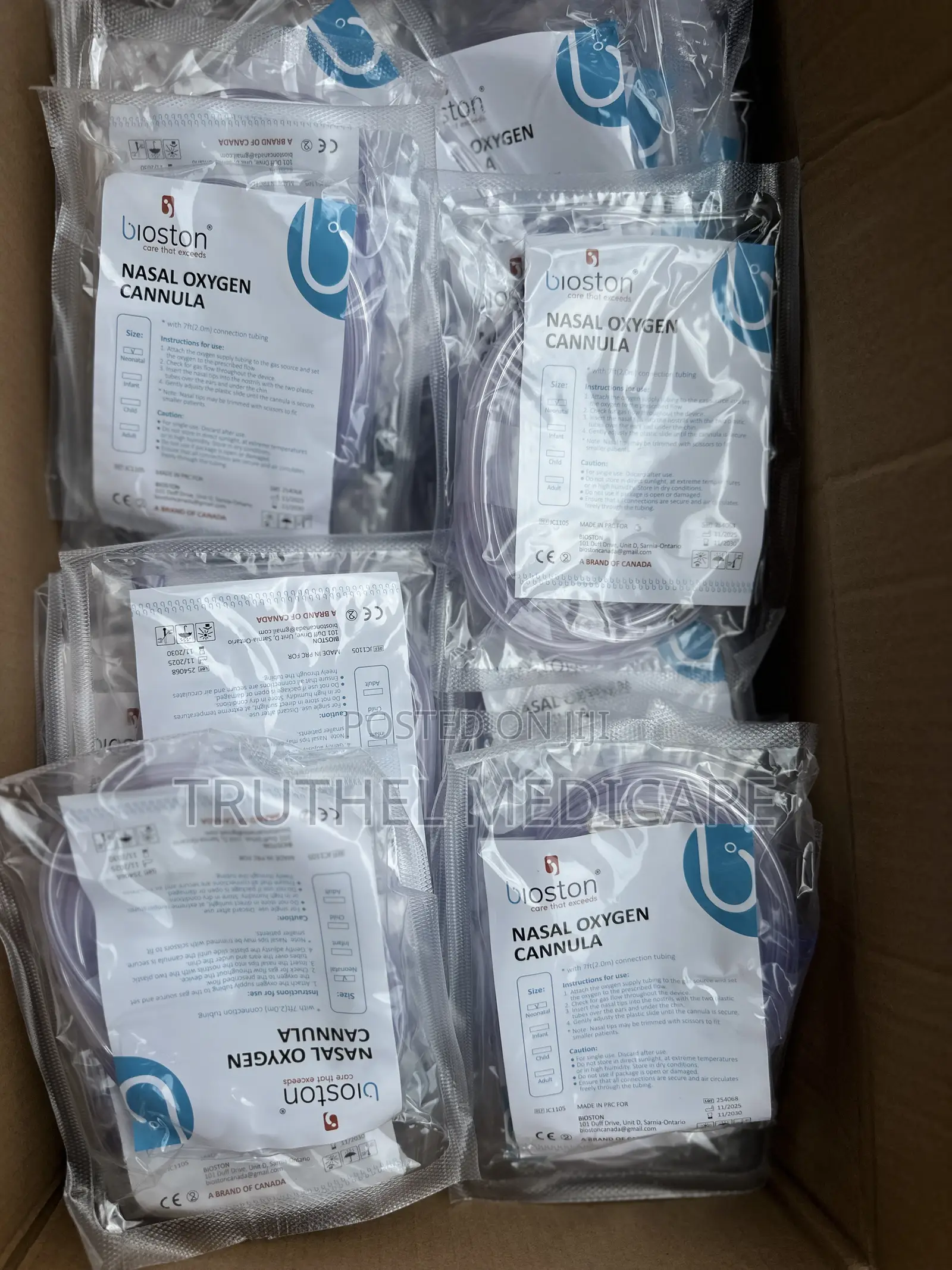 Nasal Oxygen Canulla/Prongs(Neonate, Adult, Child
