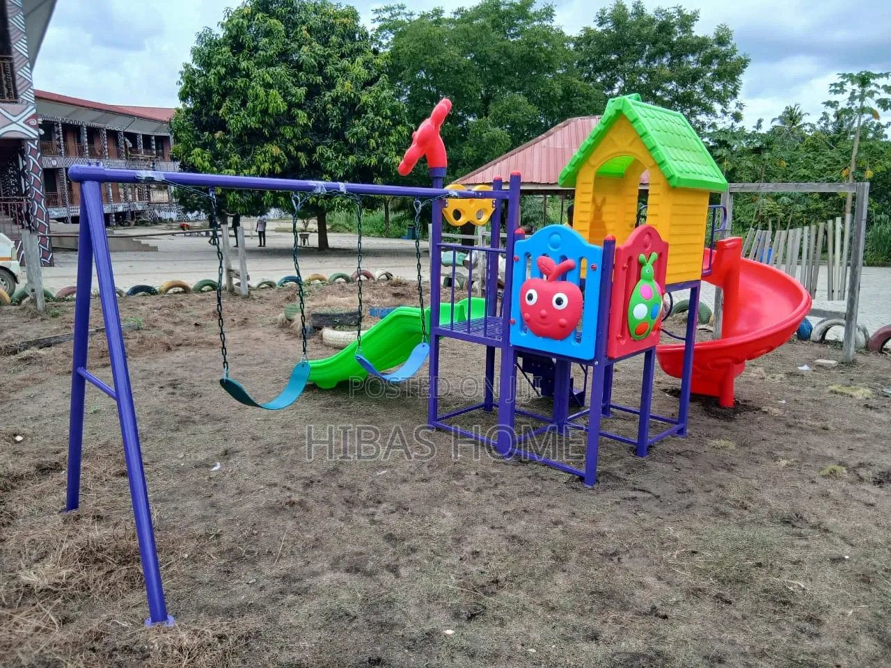 Commercial Playset Swing Slide Swivel