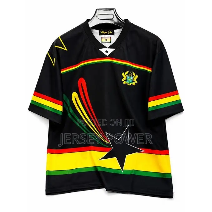 Ghana Jersey Black Fashion ( to the World )