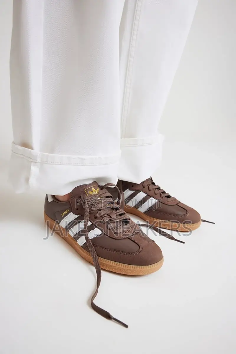 Affordable Sneakers- Adidas Samba Brown/White - Unisex