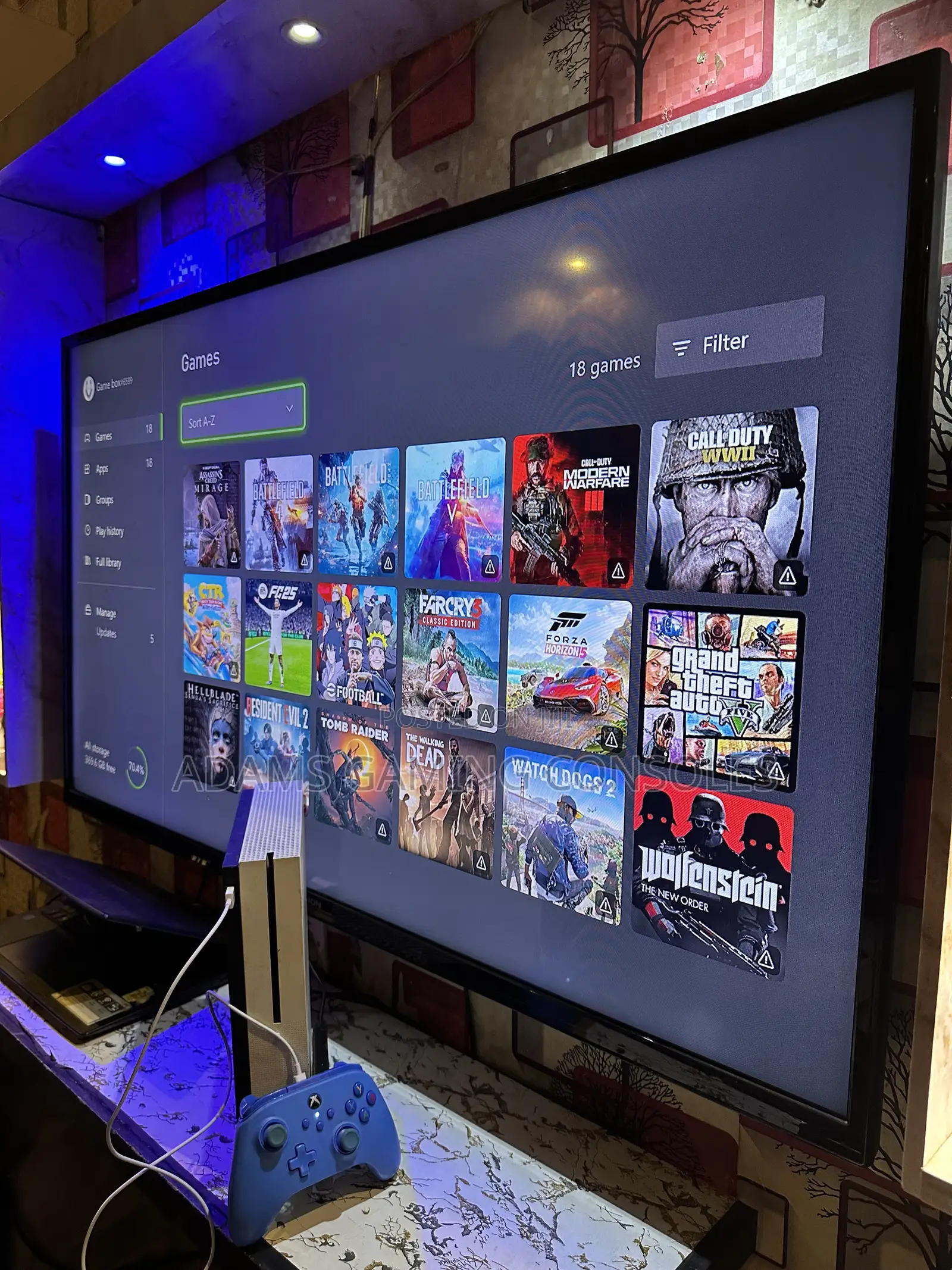 Microsoft Xbox One S 1terrabyte 18 Hot Games