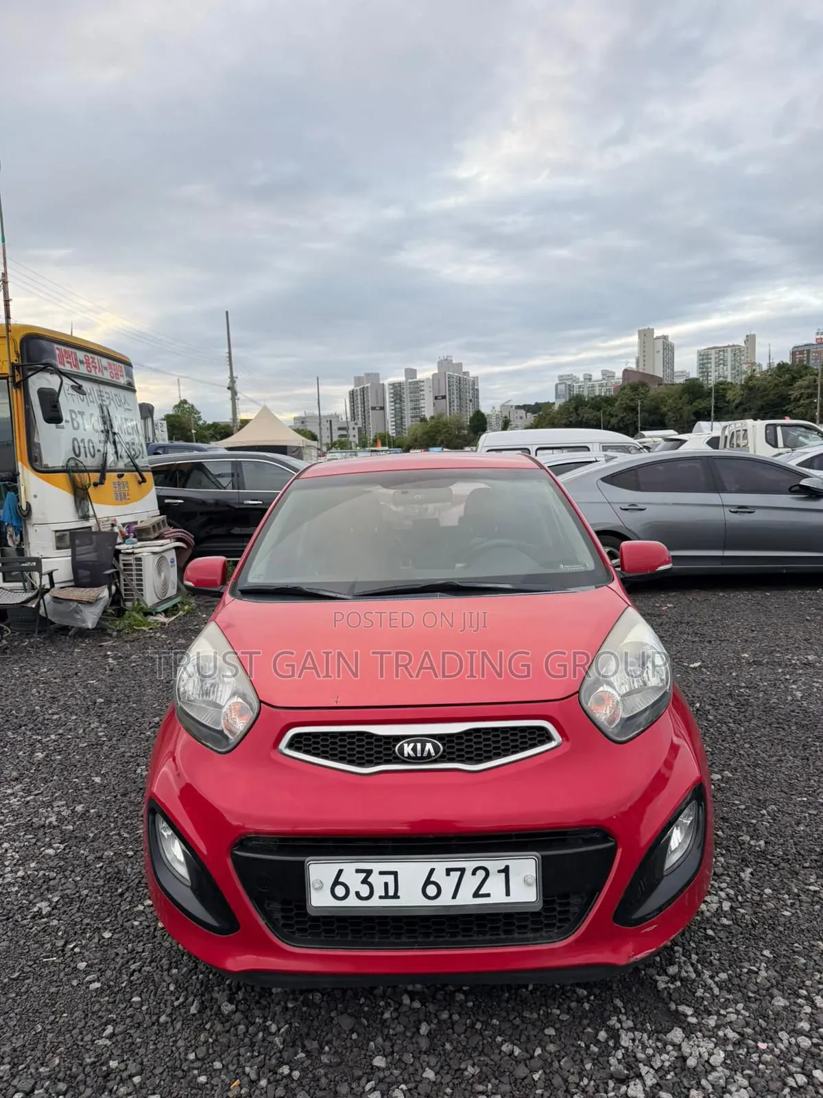 Kia Morning 2014 Red