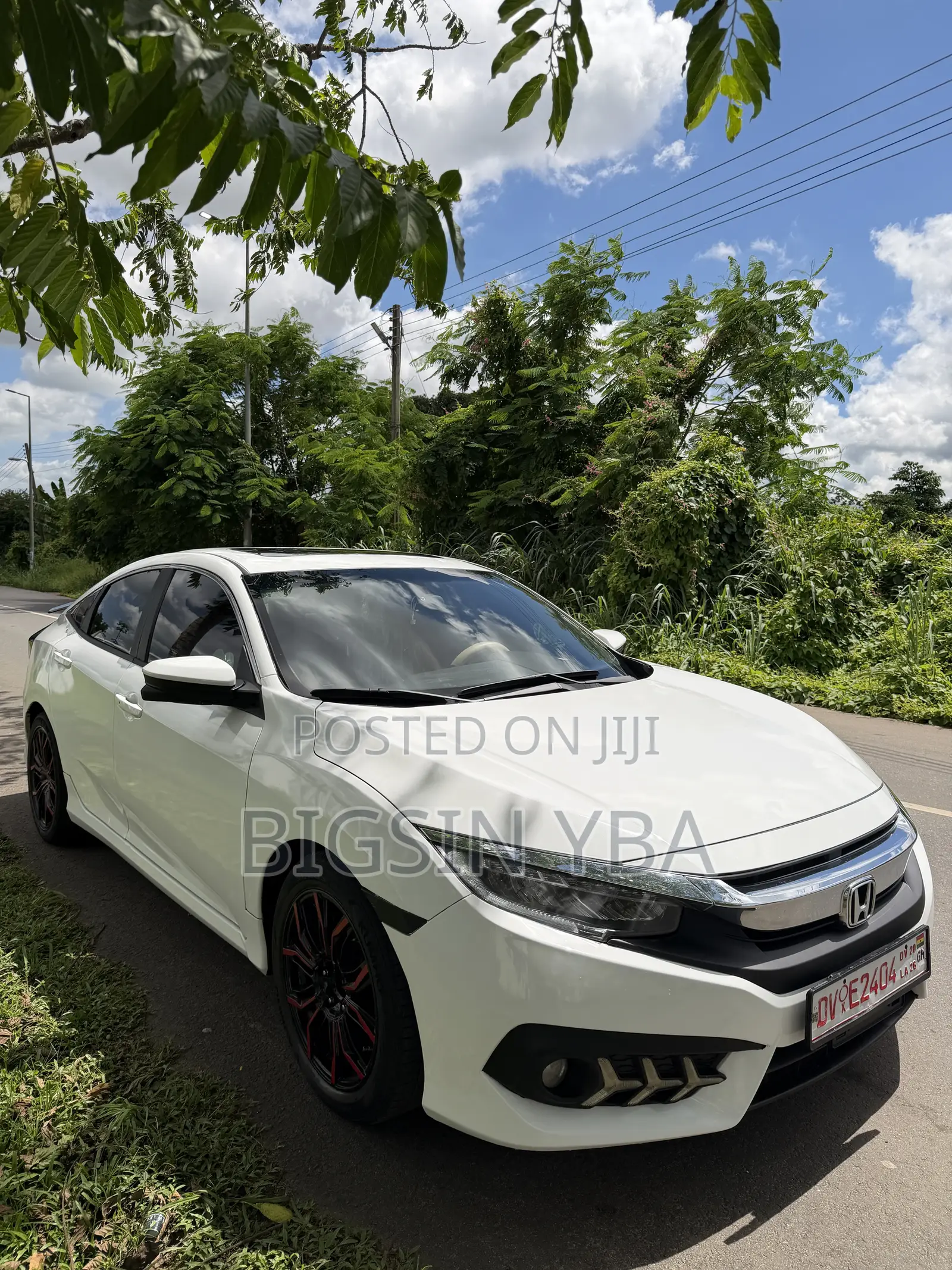 Honda Civic LX 4dr Sedan (2.0L 4cyl) 2016 White
