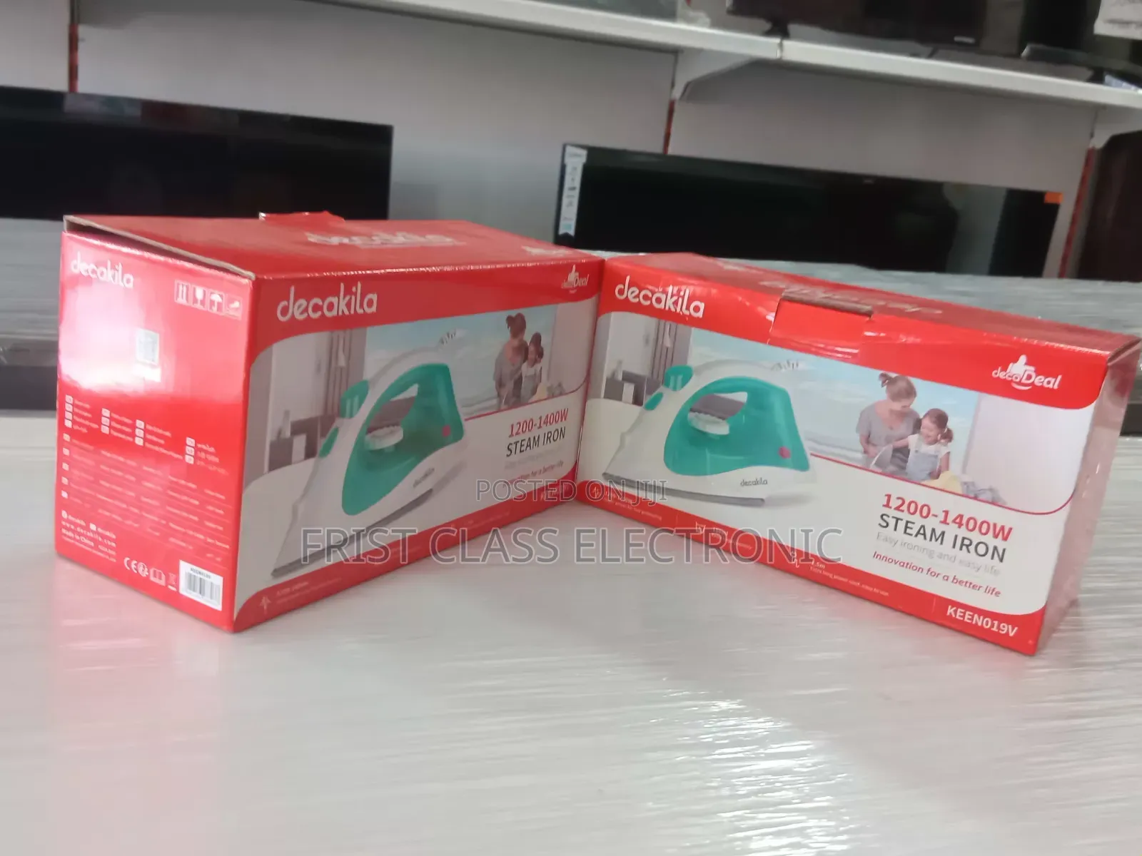 Decakila Steam Iron – Clean Press, Simple Confidence