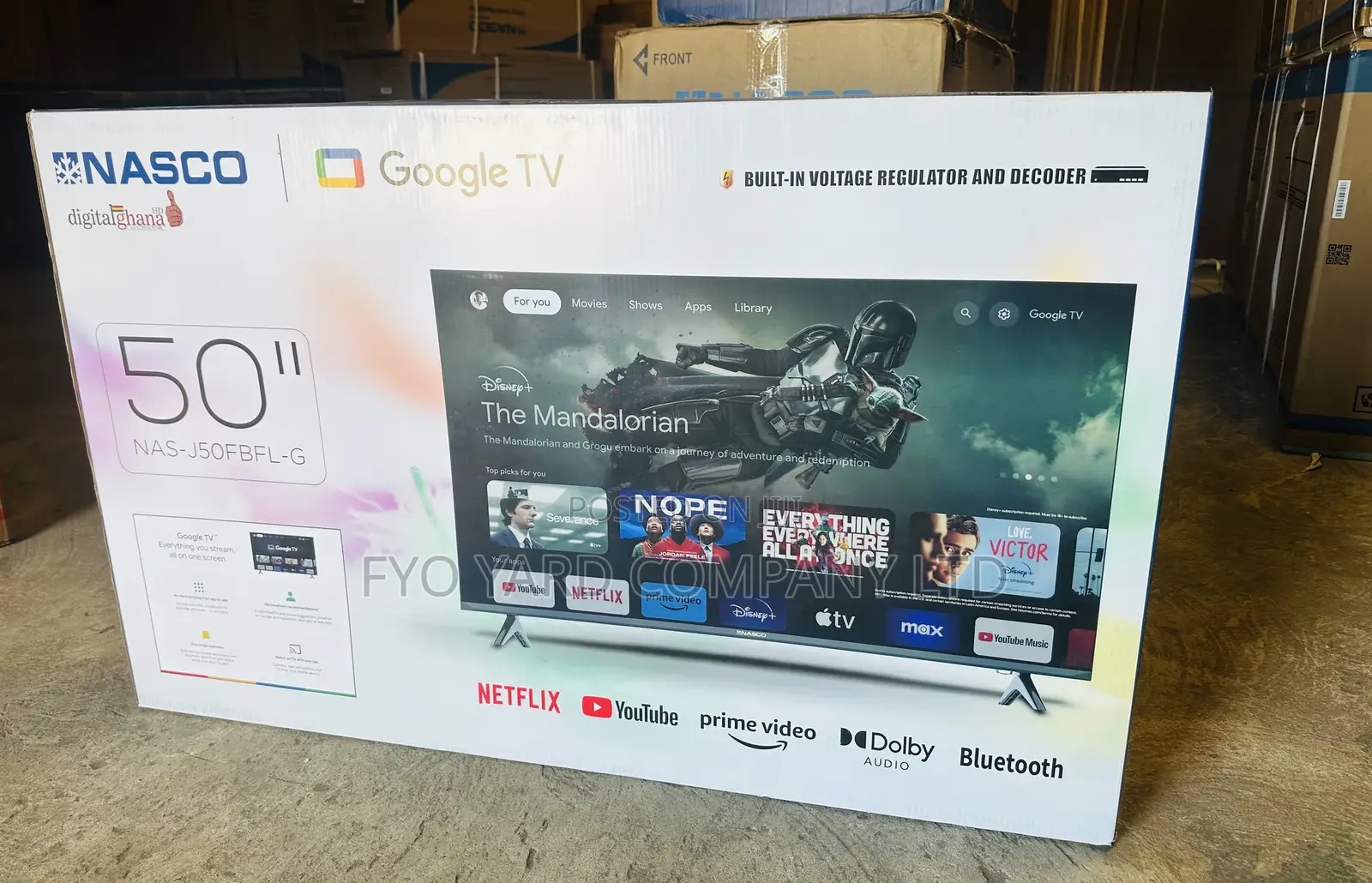 Every Day Choice Nasco 50” Smart Andriod Digital Led Tv