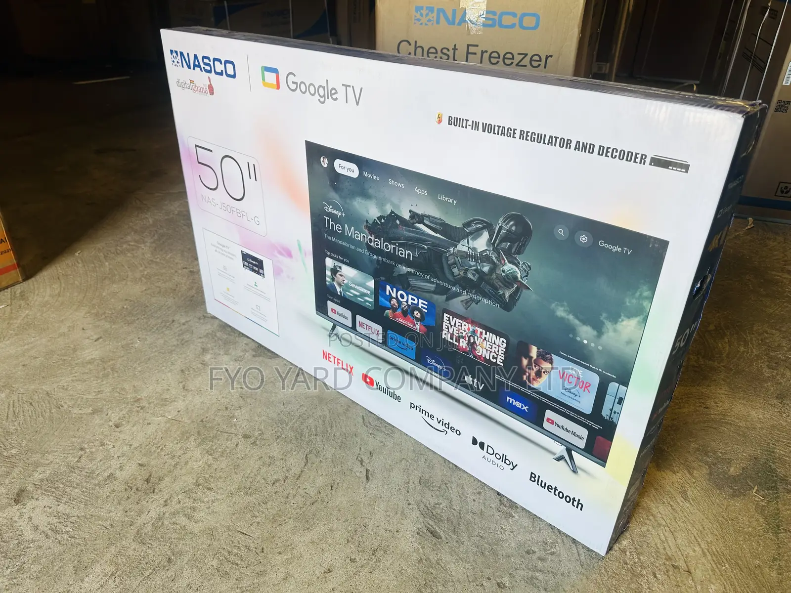 Full Smart Nasco 50 Inch Digital Satellite Andriod Led Tv