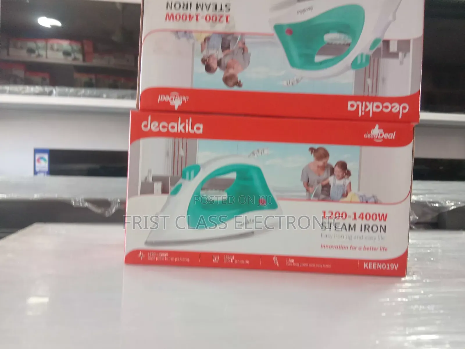 Decakila Steam Iron – Clean Press, Ready-to-Wear Finish