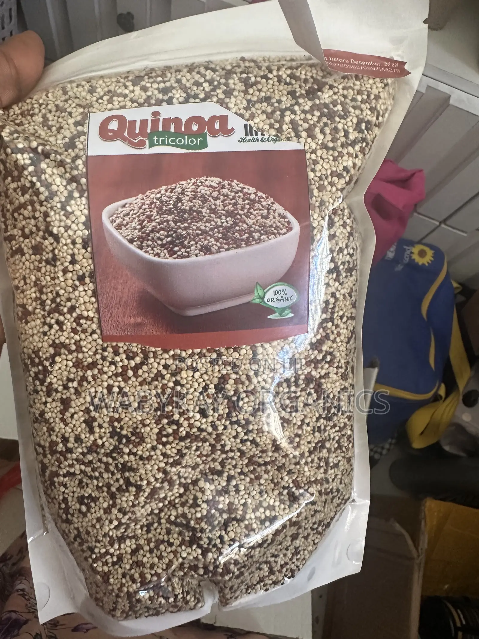Organic Quinoa Mixed White and Black. 500g Upwards