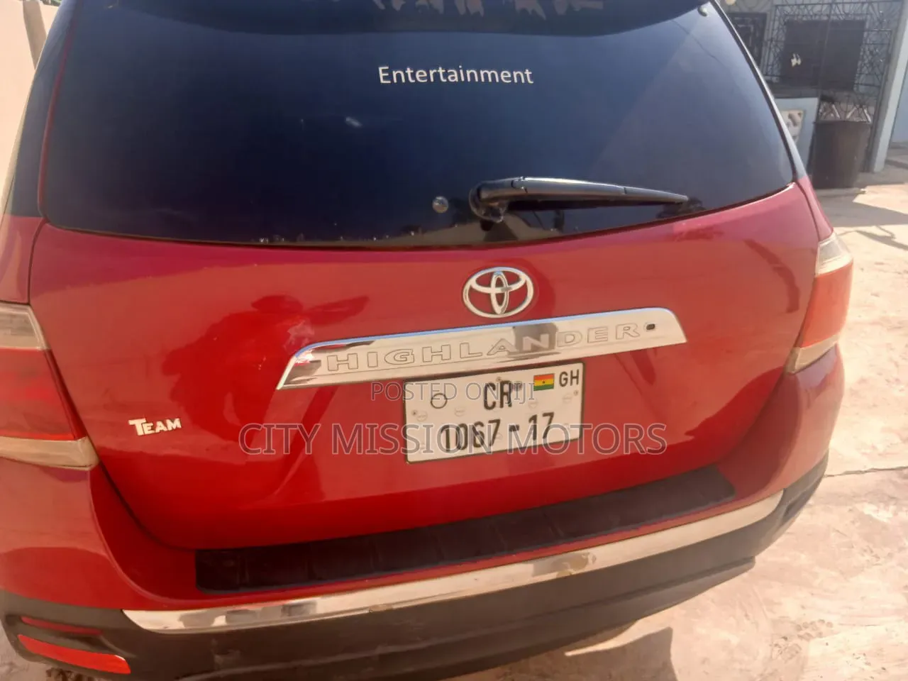 Toyota Highlander 2013 Red