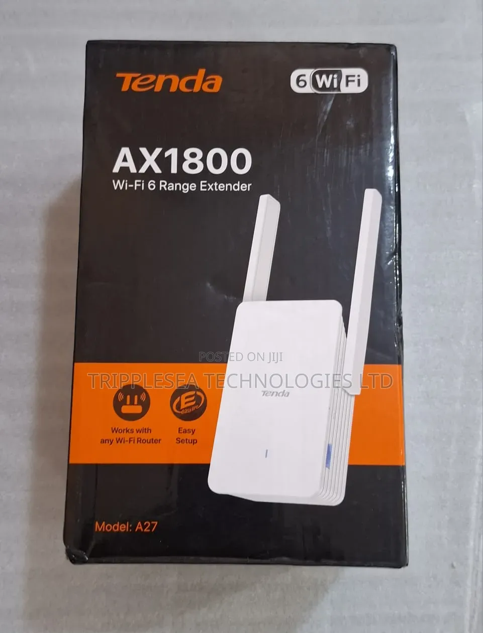 Tenda A27 Wi-Fi 6 Ax1800 Range Extender