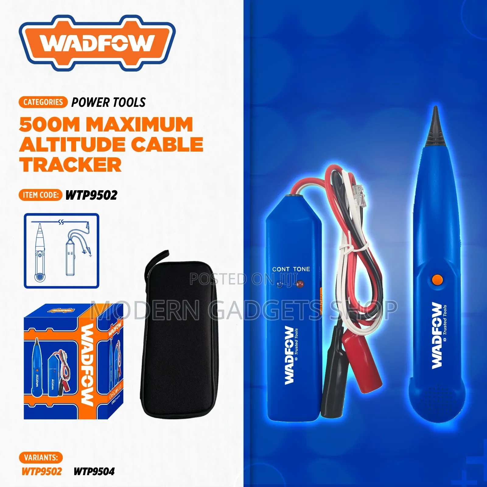 500m Cable Tracker Gadget