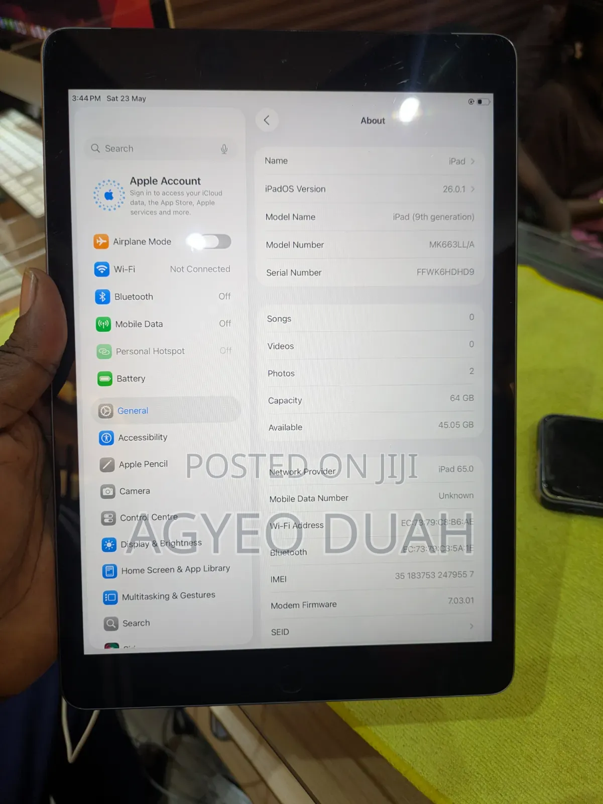 Apple iPad 10.2 (2021) 64 GB Silver