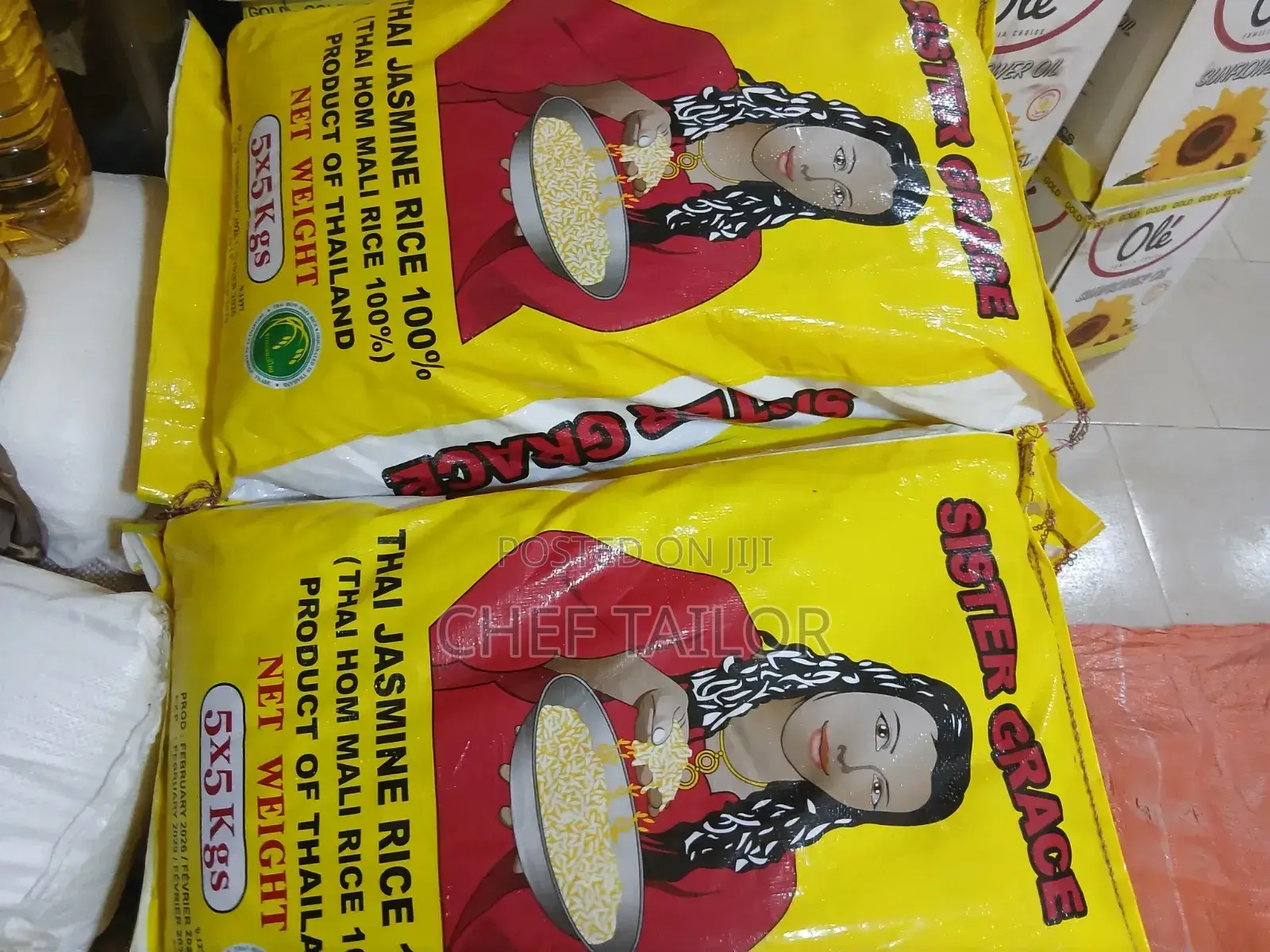 Original Sister Grace Thai Jasmine Rice 100% 5×5