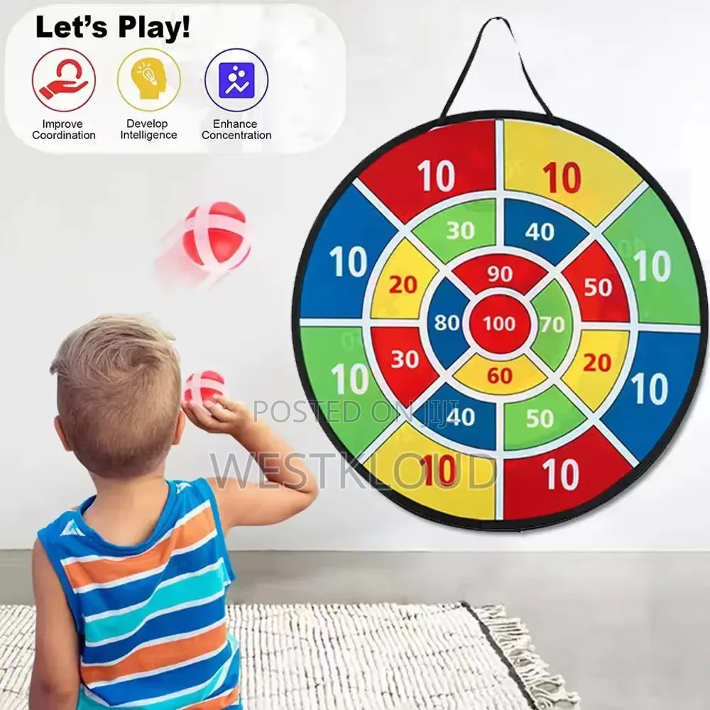 Dart Board Game With 6 Balls