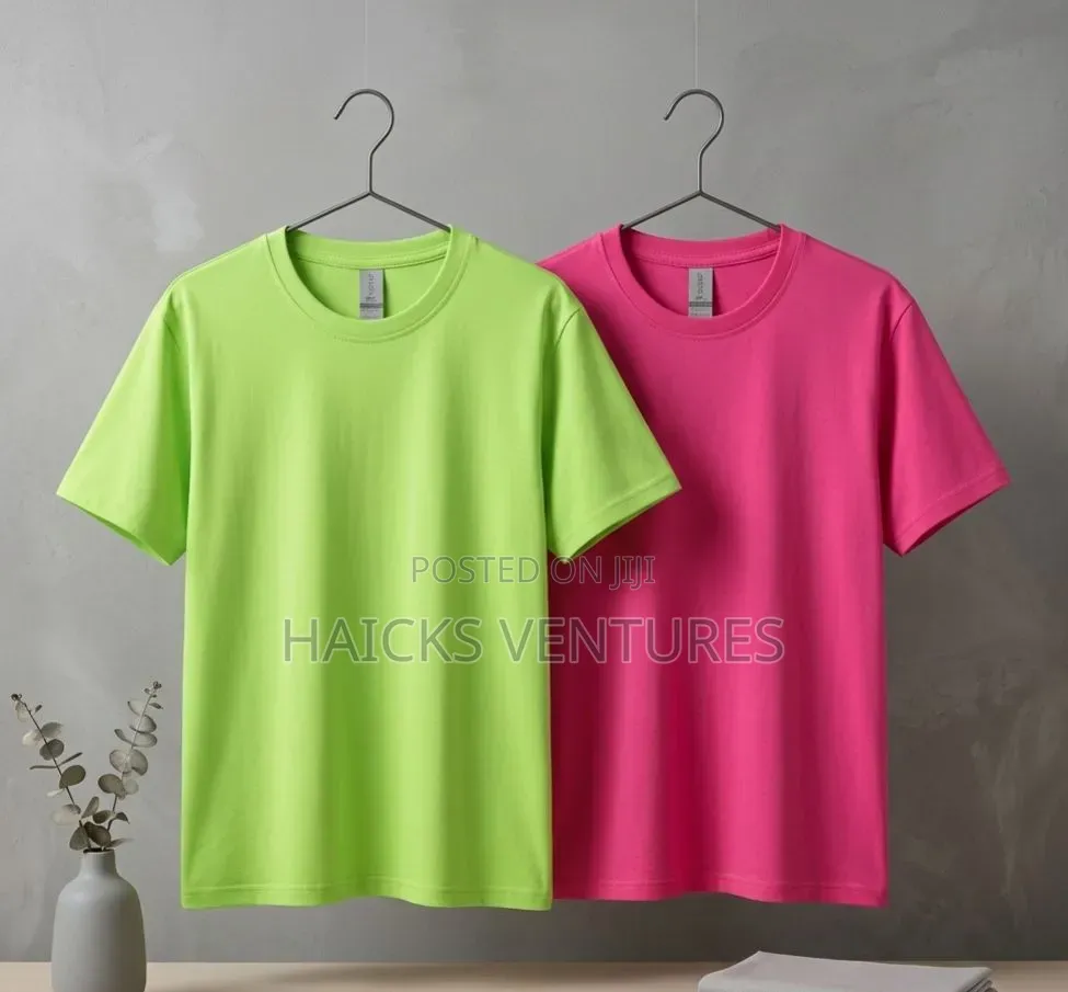 Plain T.Shirt Round Neck Tops