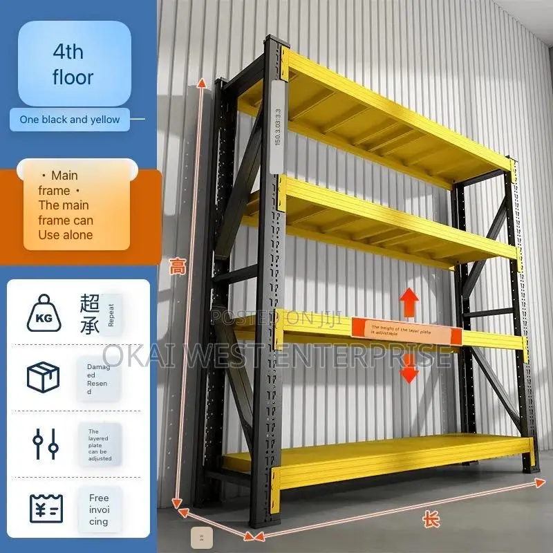 (200x100x40) Cm Industrial-Grade Heavy-Duty Boltless Shelf