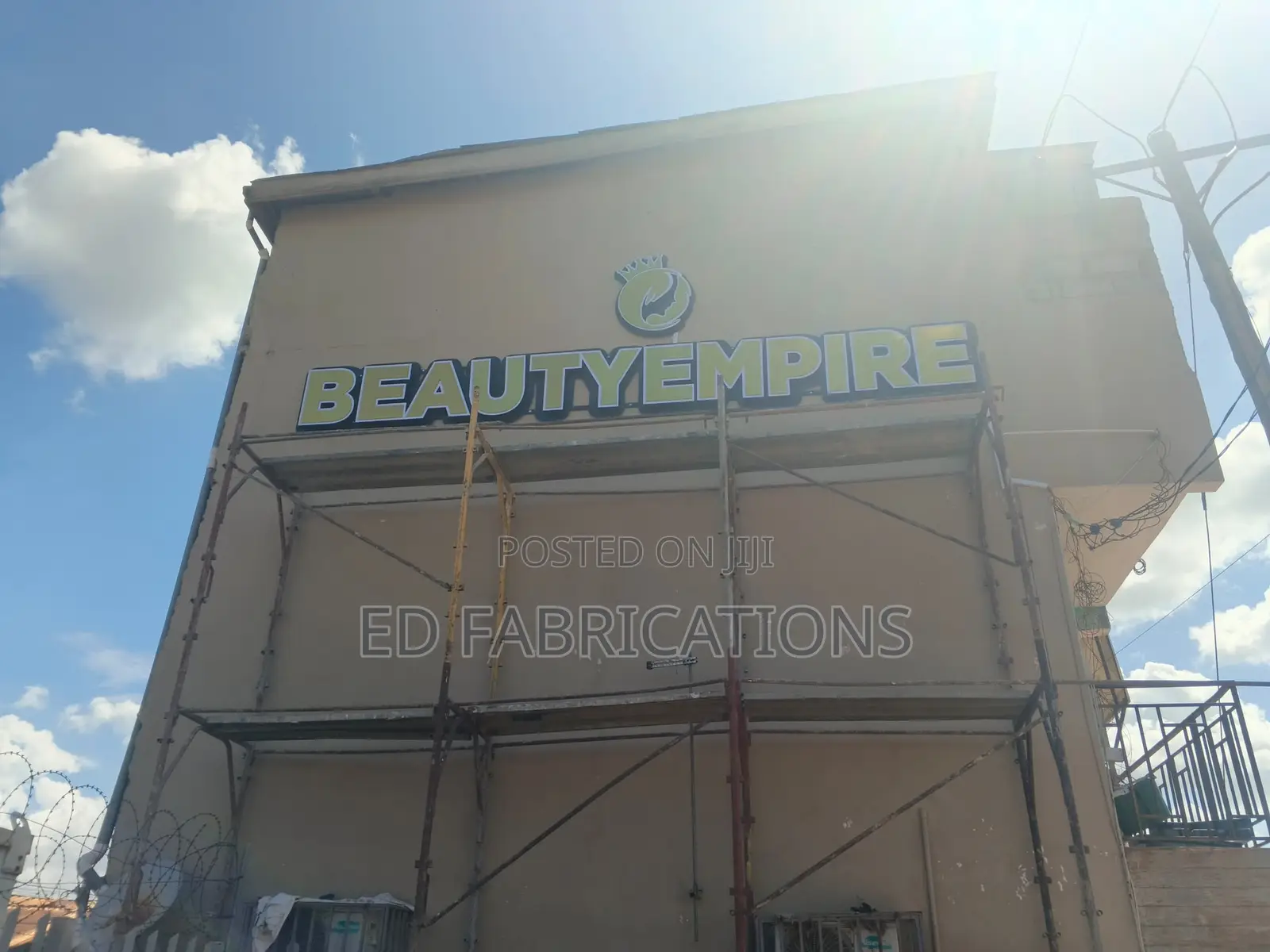 Beauty Empire Wall Signage