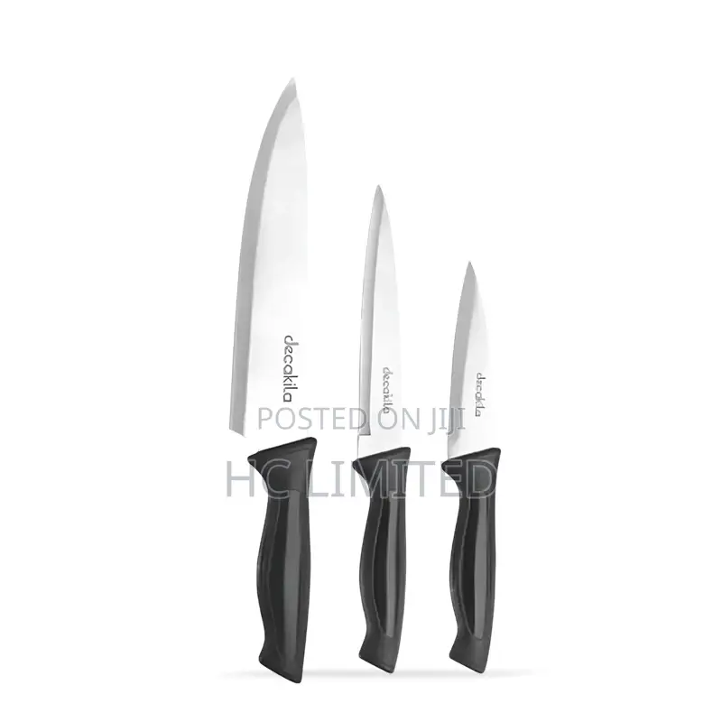 Decakila 3pcs Kitchen Knife Set - Kmtt109b