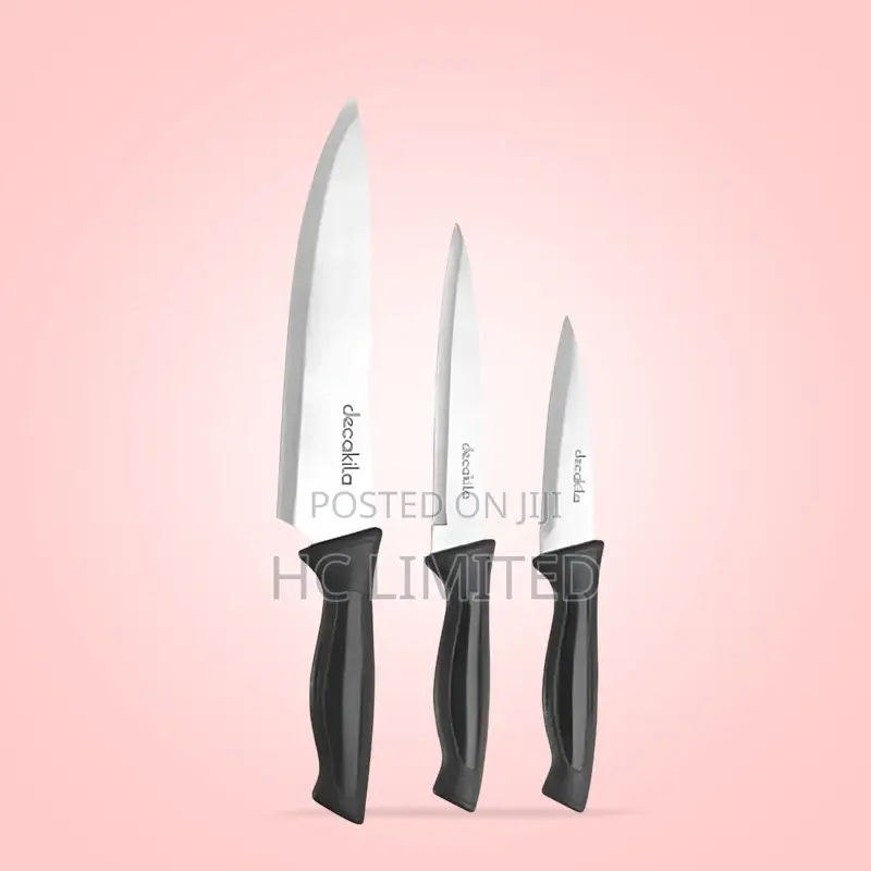 Decakila 3pcs Kitchen Knife Set - Kmtt109b