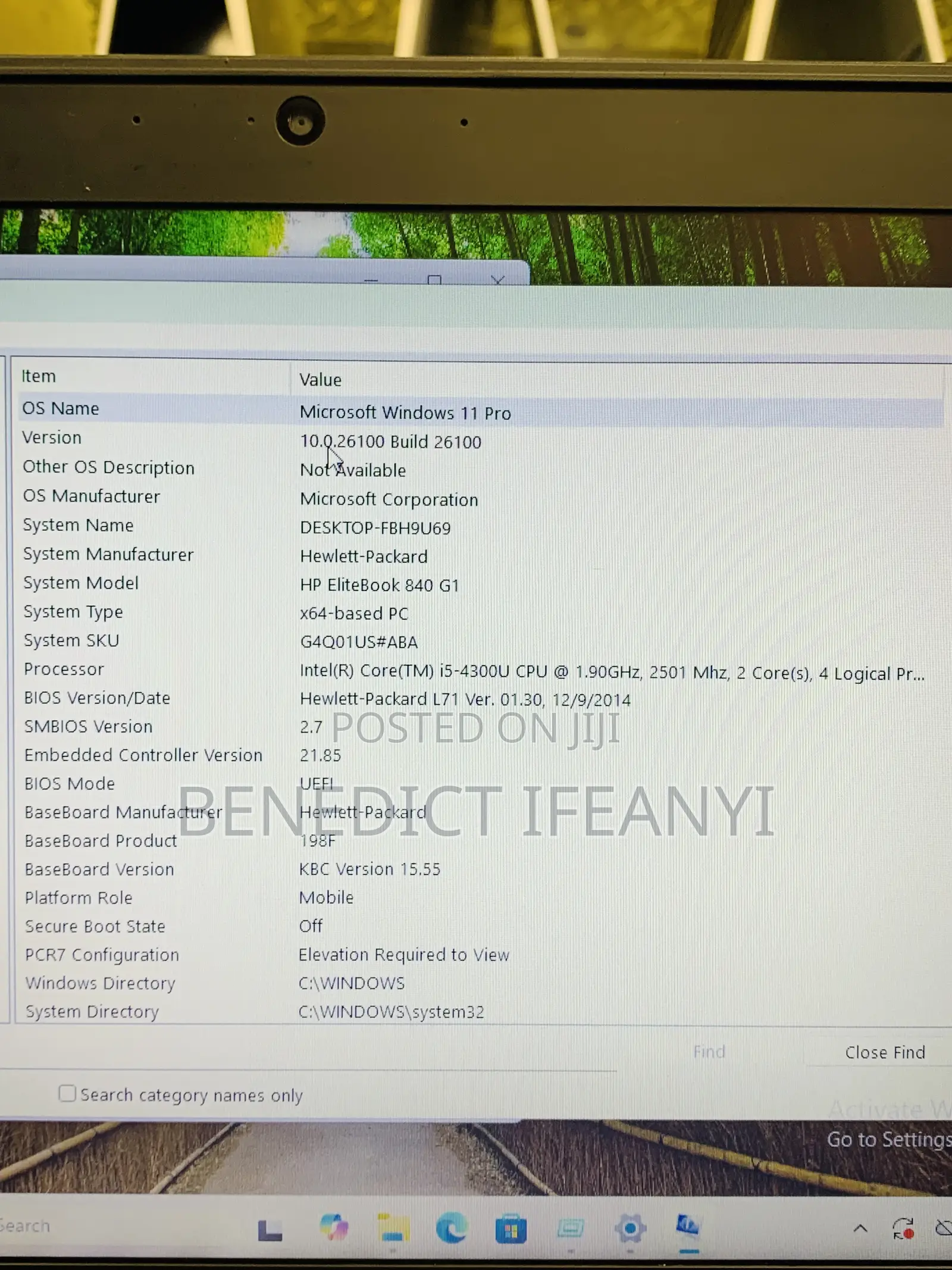 Laptop HP EliteBook 840 G1 8GB Intel Core i5 SSD 160GB