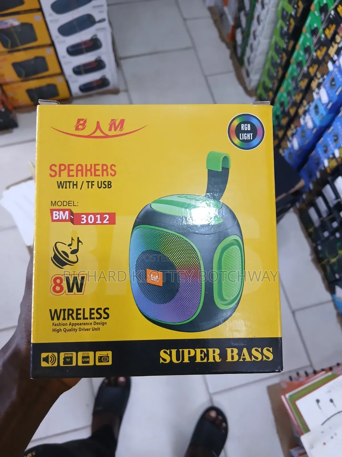 Portable Speaker With Led Light