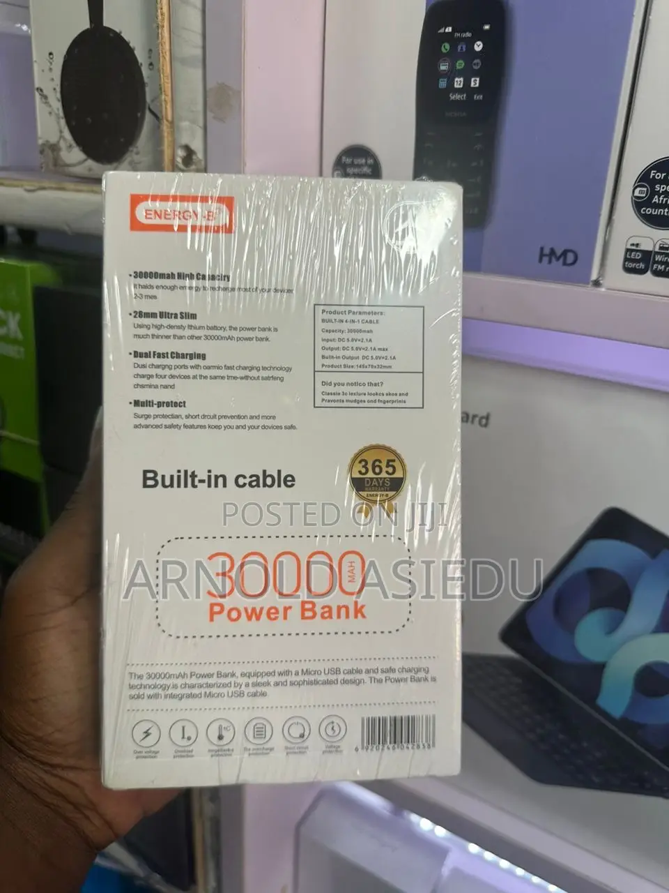 Energy-B Powerbank 30,000 Mah