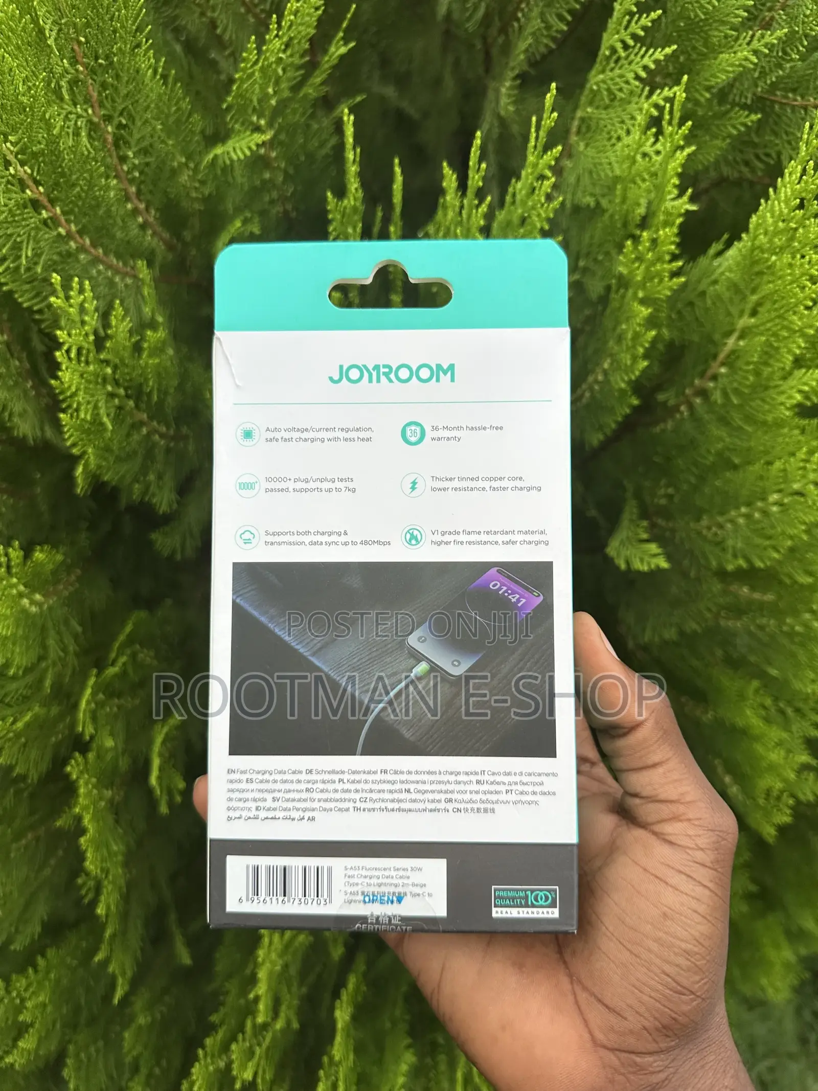 Joyroom S-A53 Fluorescence Series Type C - Lightning Fast Charge Cable
