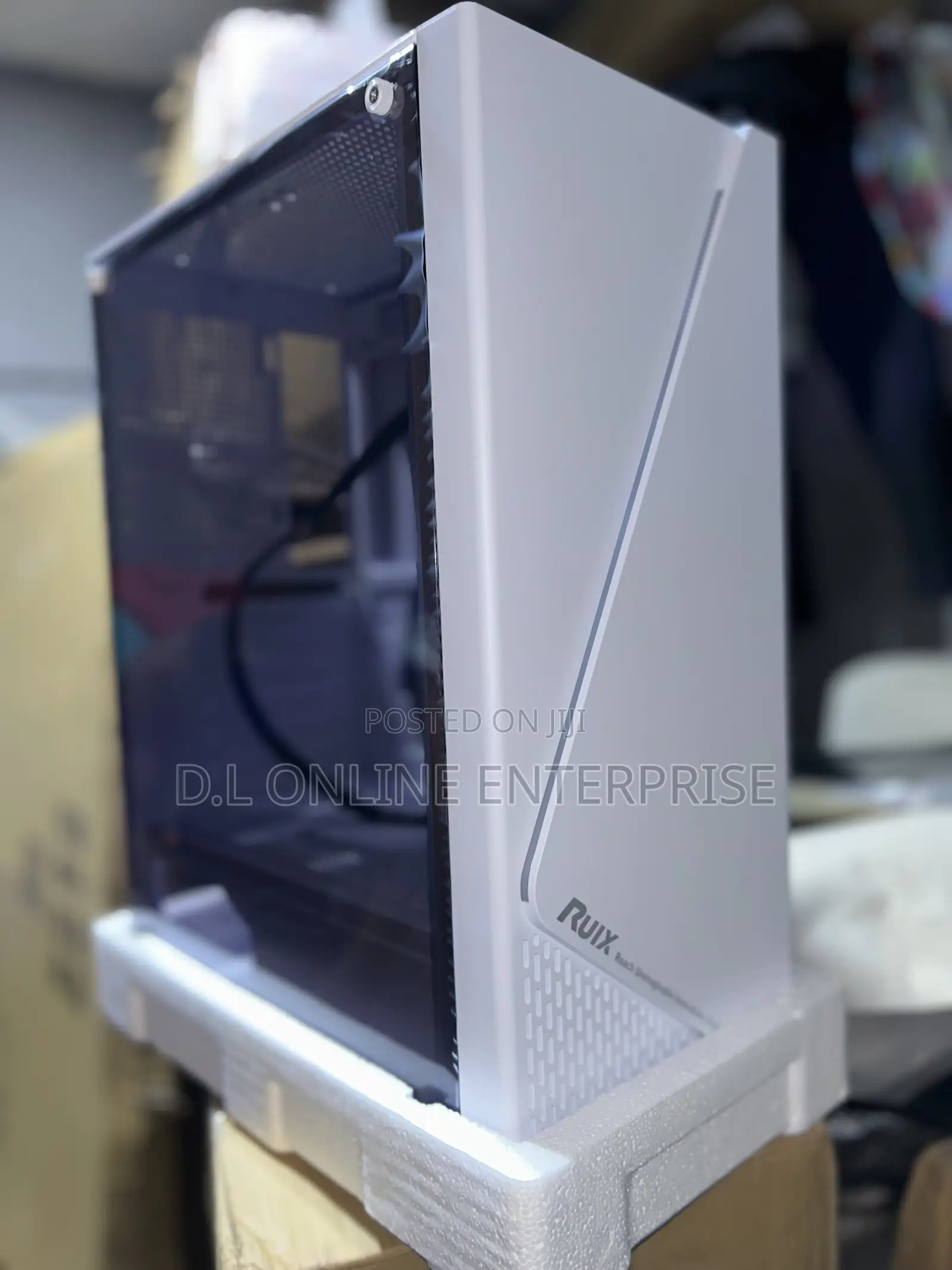 Full Atx Pc Gaming Case With 3 RGB Fans