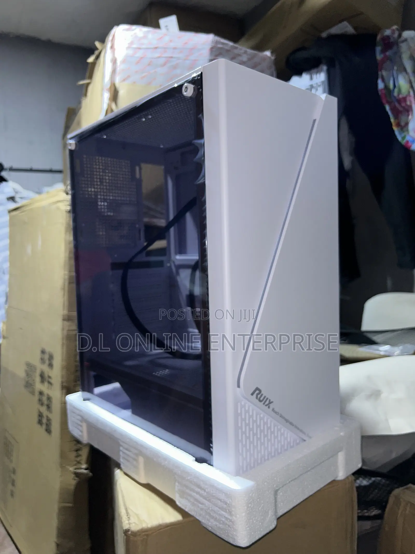 Full Atx Pc Gaming Case With 3 RGB Fans