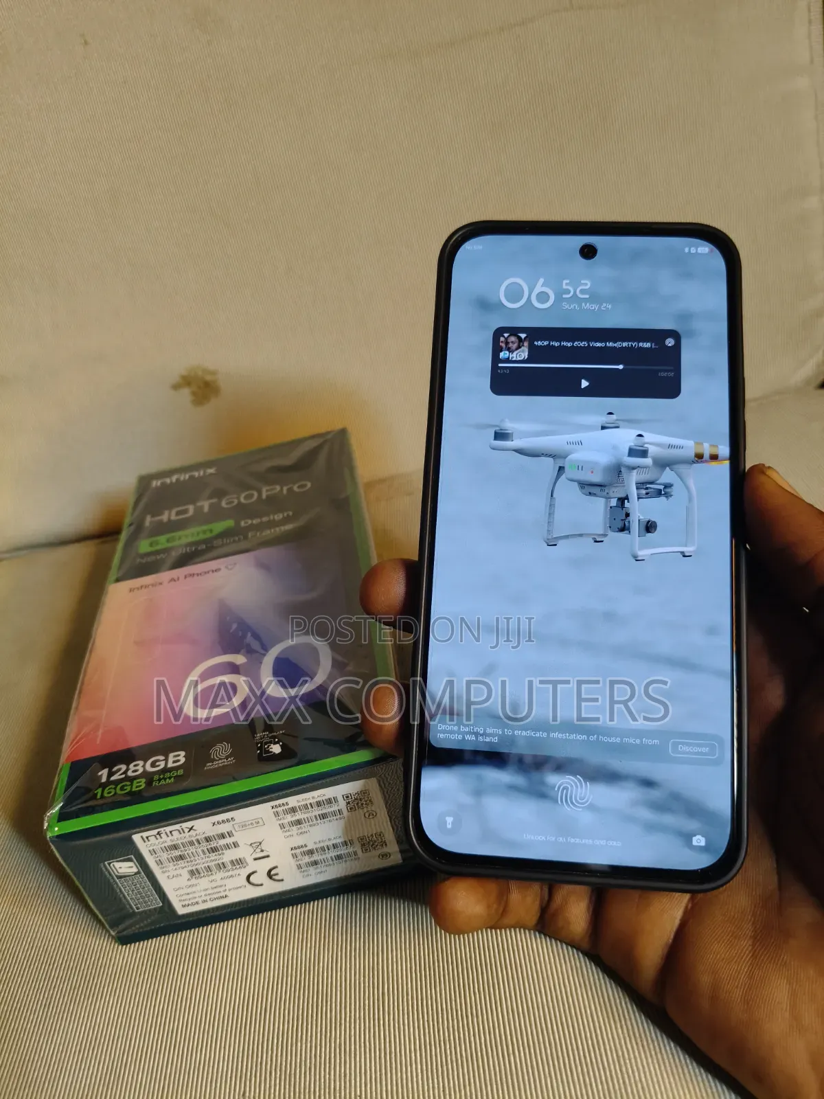 Infinix Hot 60 Pro 128 GB Black