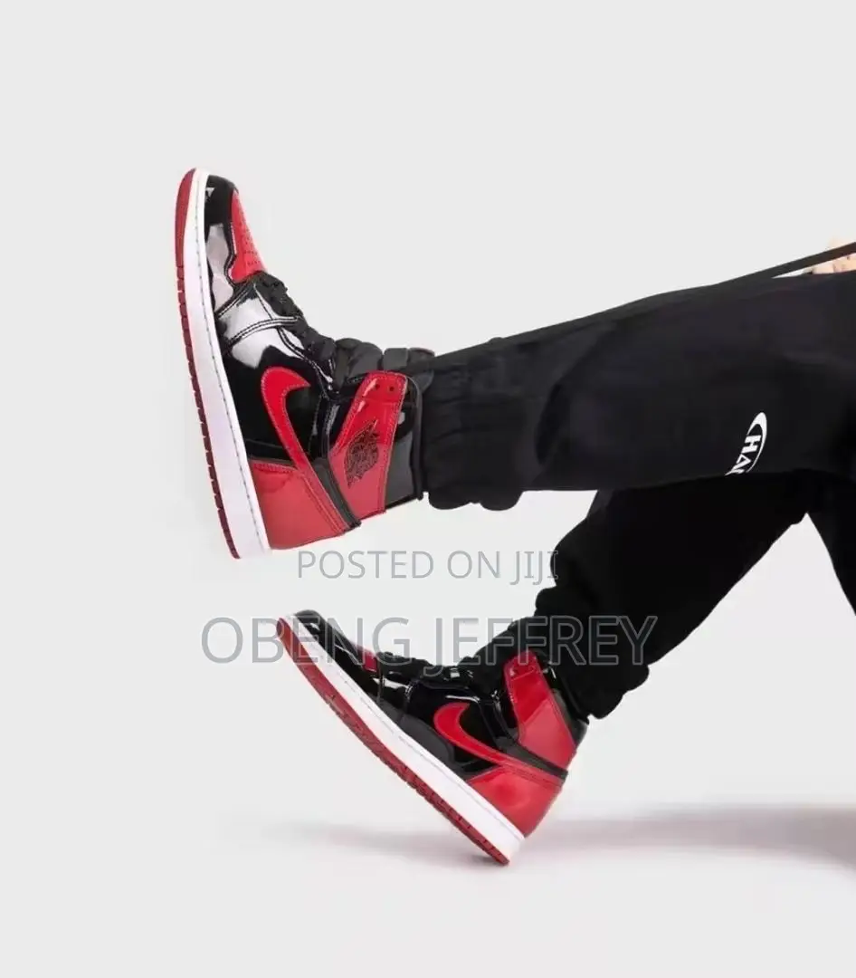 Original Nike Jordan 1 High Og Patent Bred Mirror