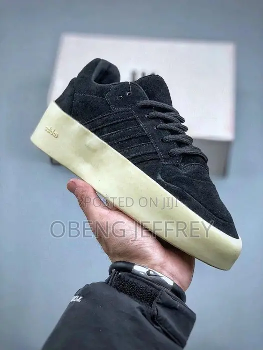 Original Adidas Fear of God Low Core Black