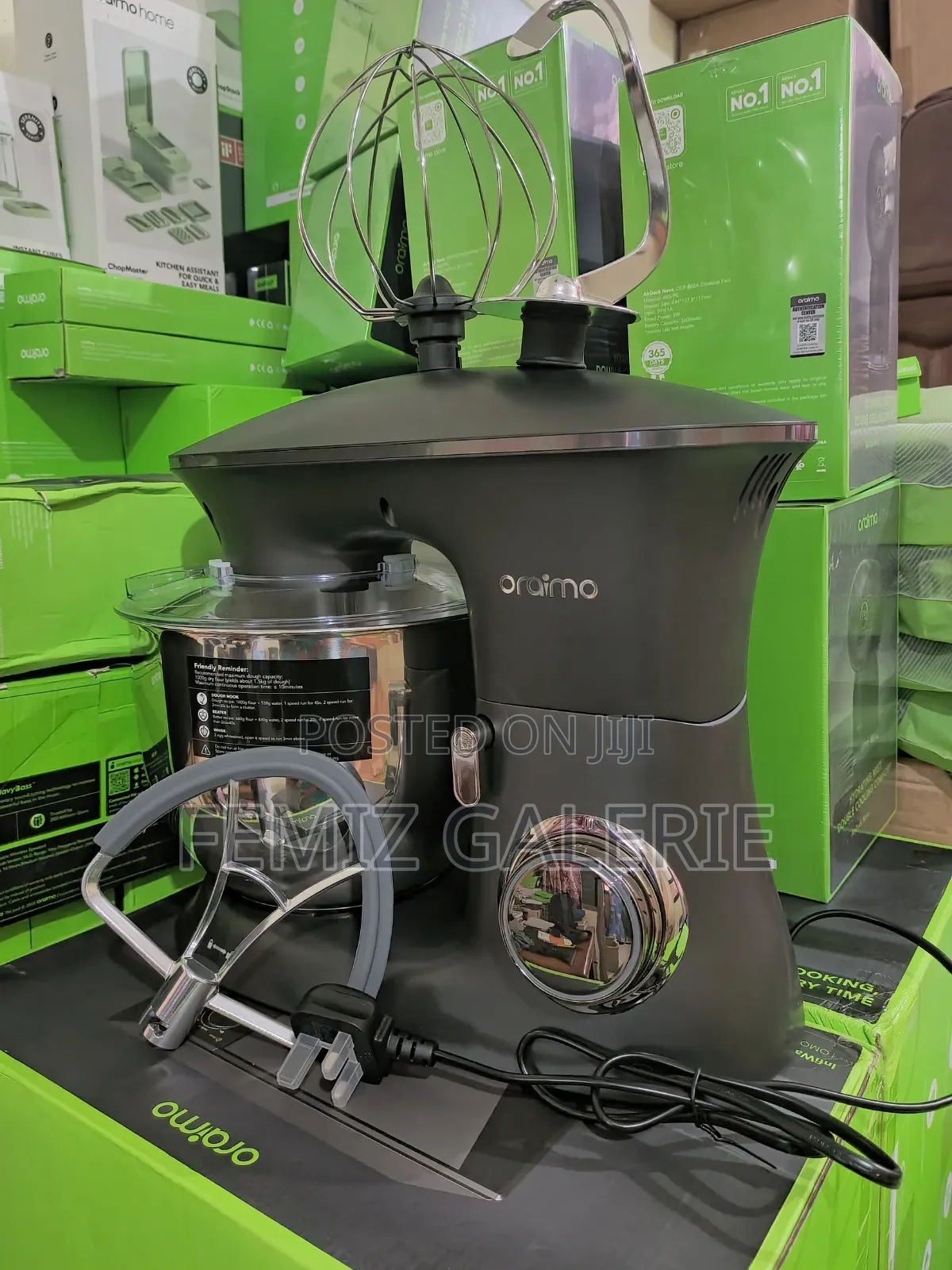 Oraimo Ominimix 6 Speeds Durable All Metal Gears Stand Mixer