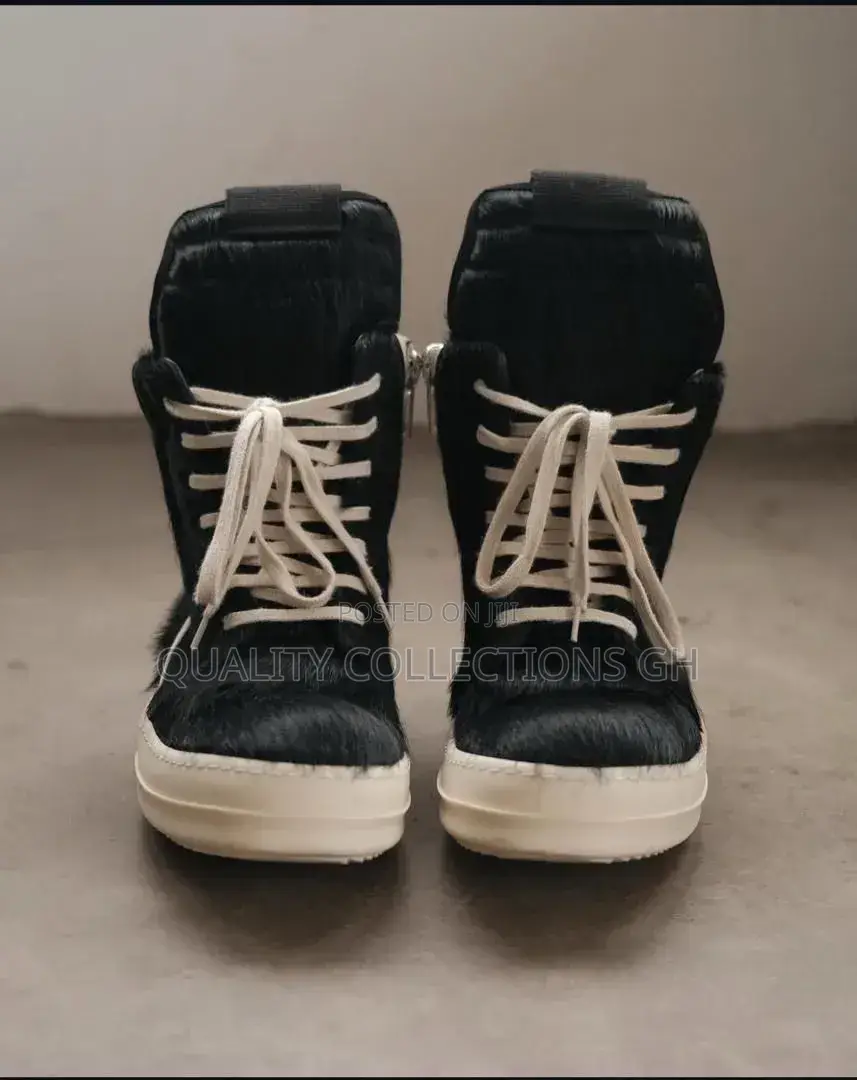 Rick Owens Black Pony Hair