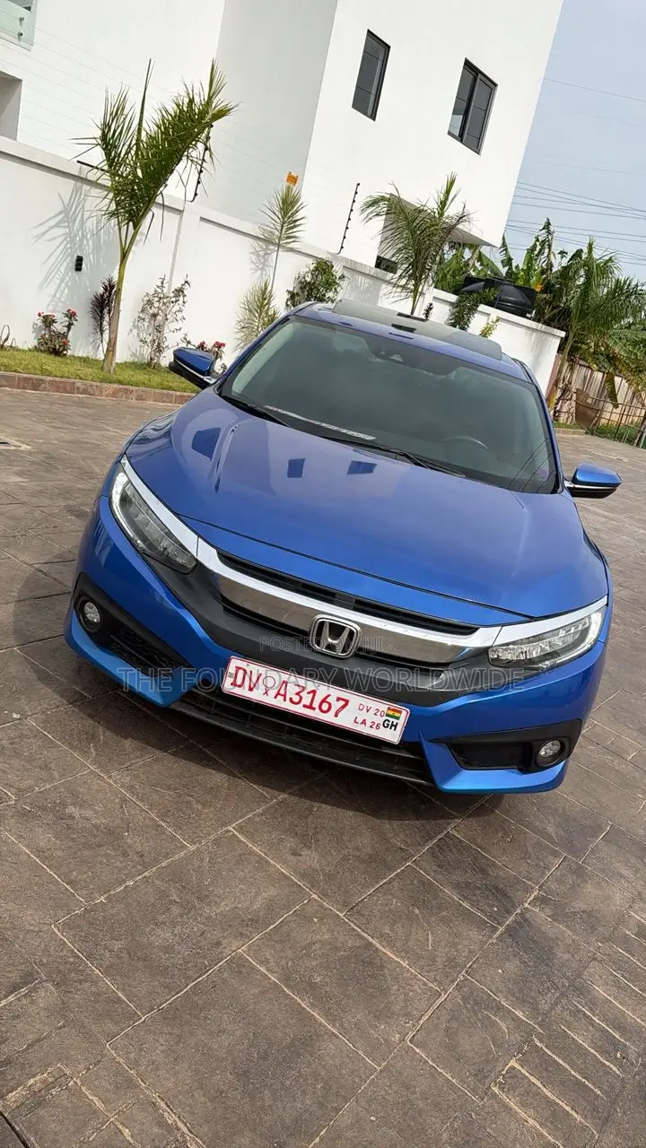 Honda Civic Touring Sedan 2018 Blue