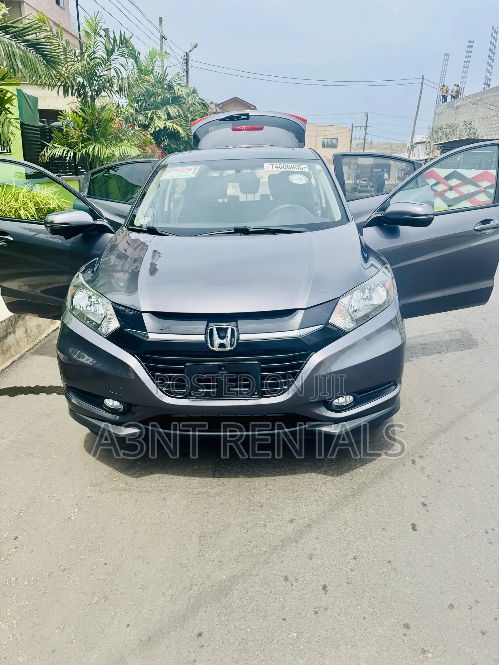 Honda HR-V EX-L w/Navigation AWD 2018 Gray
