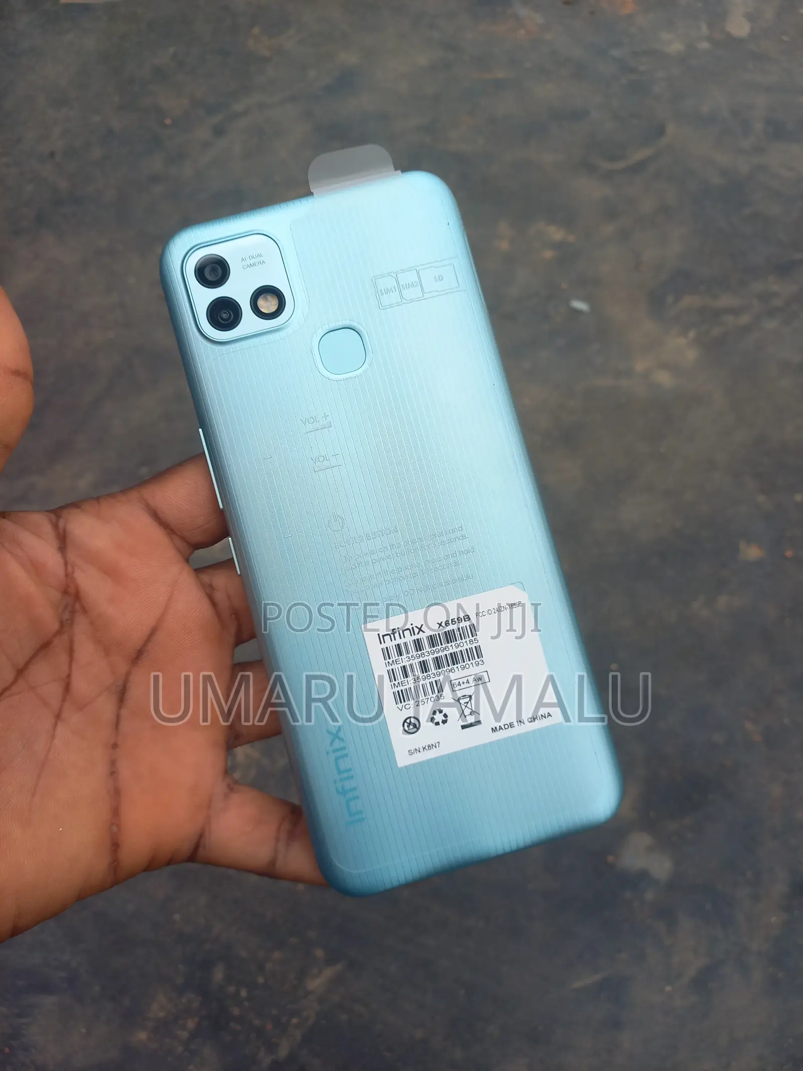 Infinix Hot 10i 64 GB Blue