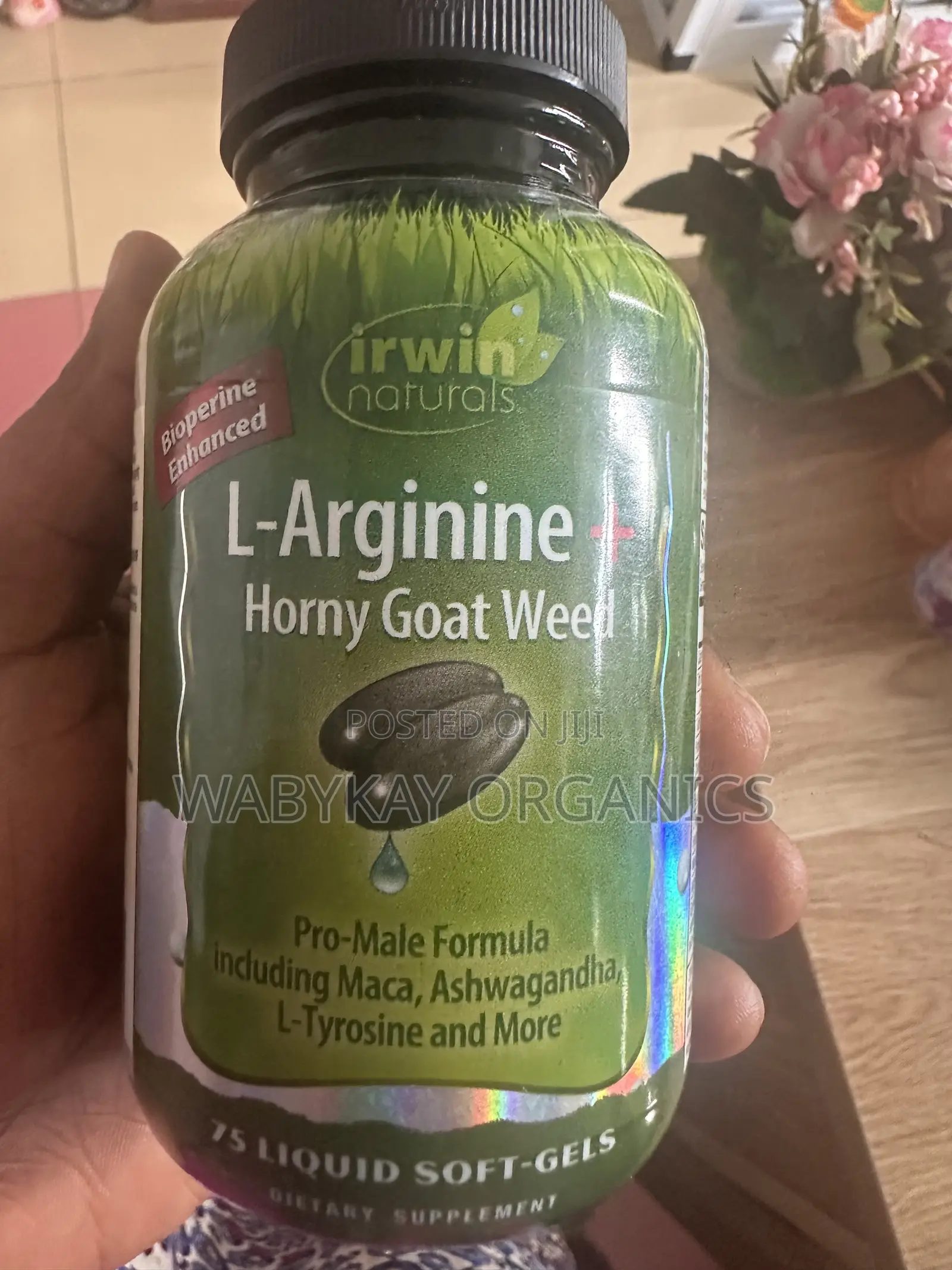 L-Arginine + Horny Goat Weed Softgel