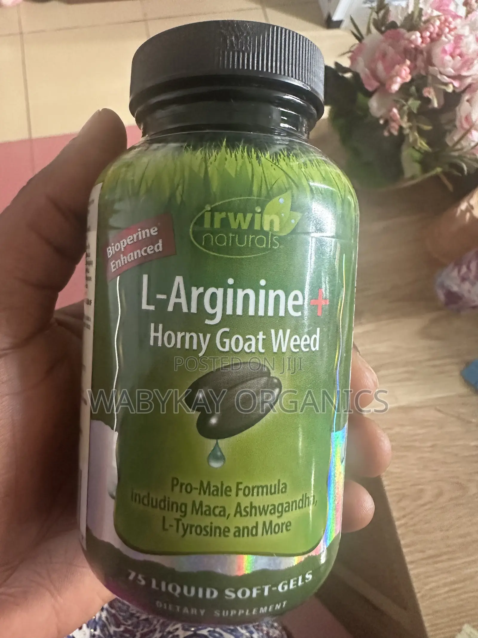 L-Arginine + Horny Goat Weed Softgel