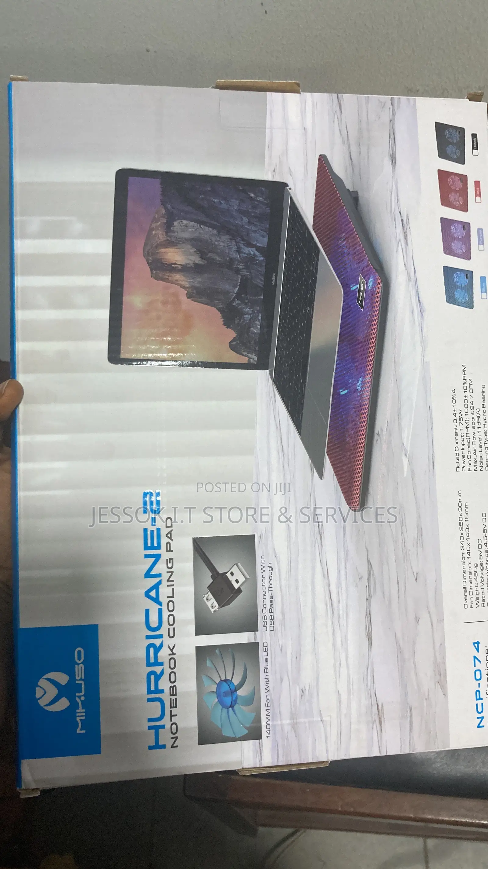 Hurricane-2 Notebook Cooling Pad