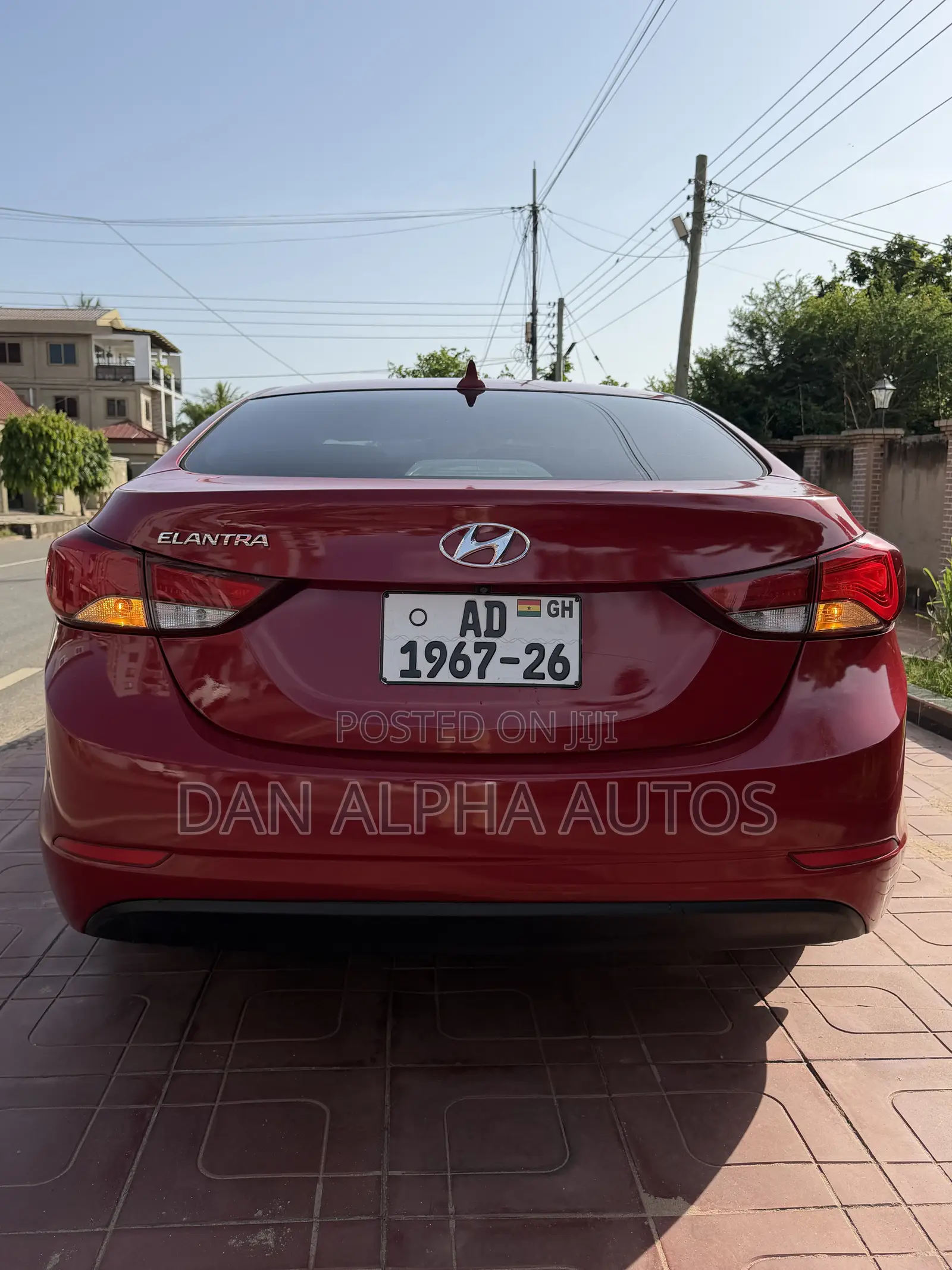 Hyundai Elantra 2015 Red