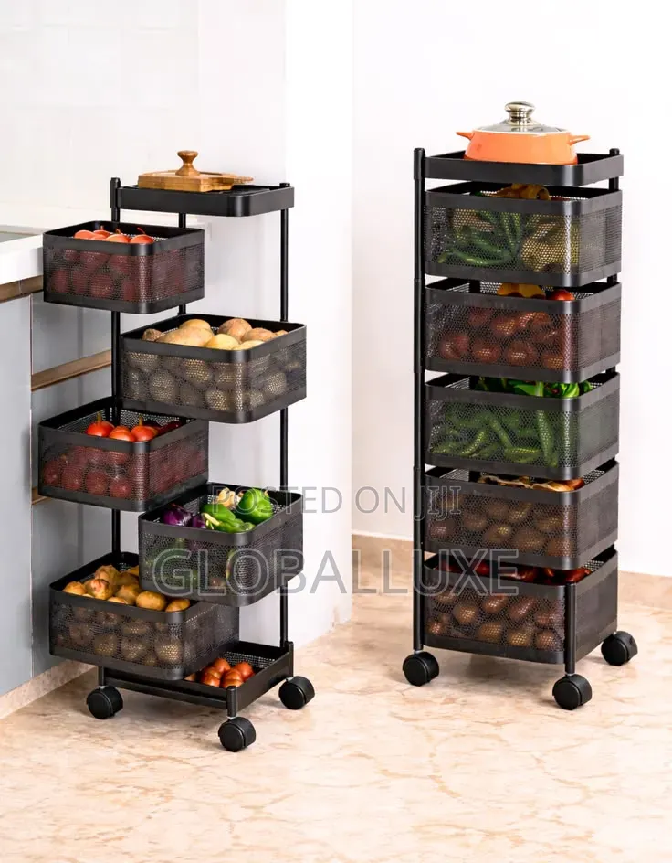 Multi-Layer Foodstuff Kitchen Rack